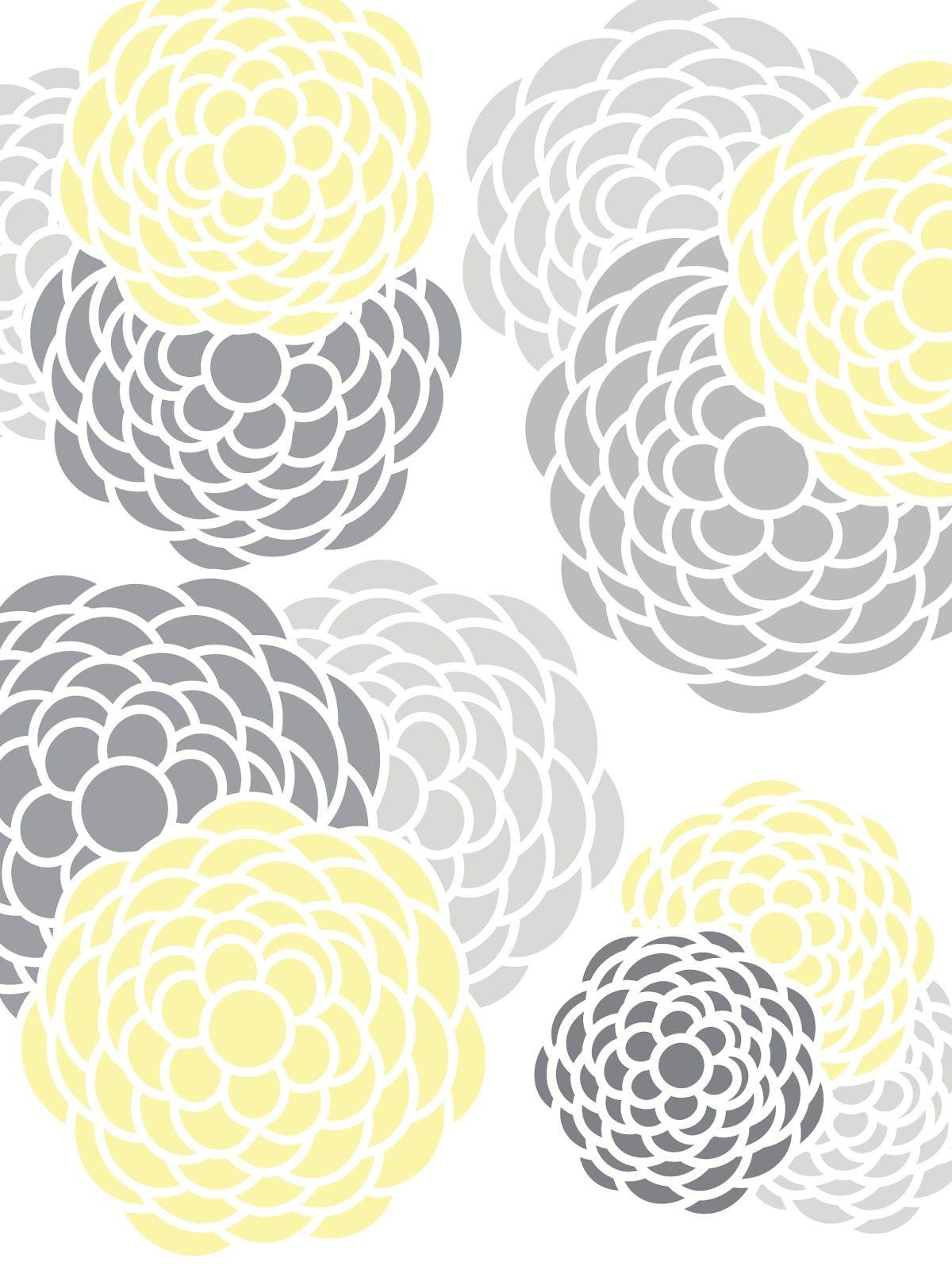 1200x1600 Make It.Create-Printables & Background Wallpaper: Floral Print.Aqua, Pink, Gray, Yellow. IPhone Wallpaper, Wallpaper, Pattern Wallpaper