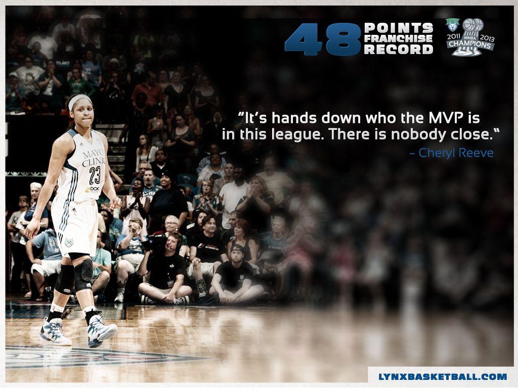 1024x768 A Wallpaper For Maya Moore's Record Setting Game!. Wnba, Lynx, Wallpaper