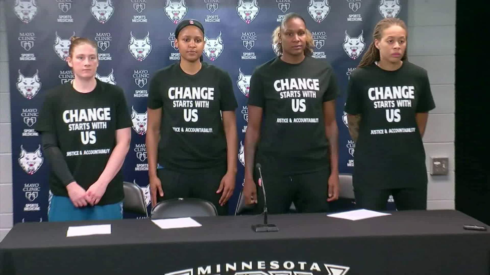 1920x1080 Black Lives Matter T Shirts Spur Cops' Walkout At Minnesota Lynx Game