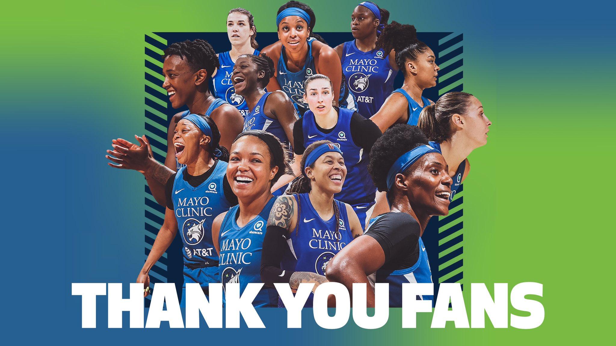 2048x1152 Minnesota Lynx years, even years. Through every win, every loss. You're the best fans on the planet, and it's not close