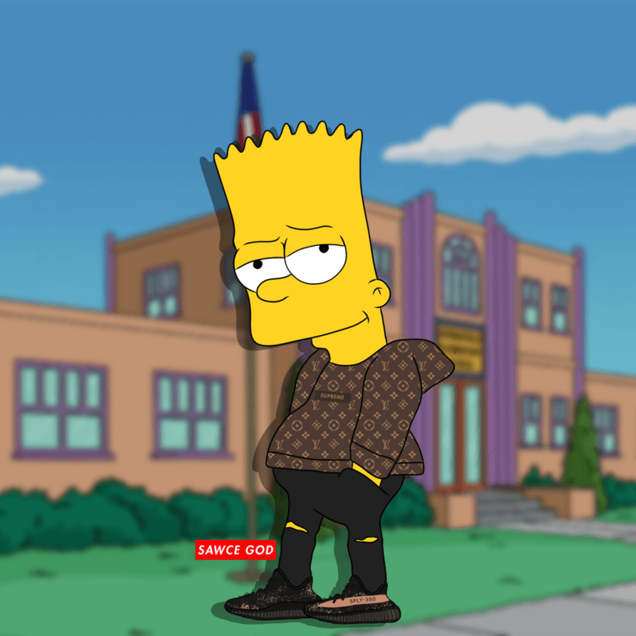 Supreme Bart Simpson Wallpapers - Top Free Supreme Bart Simpson Backgrounds  - WallpaperAccess