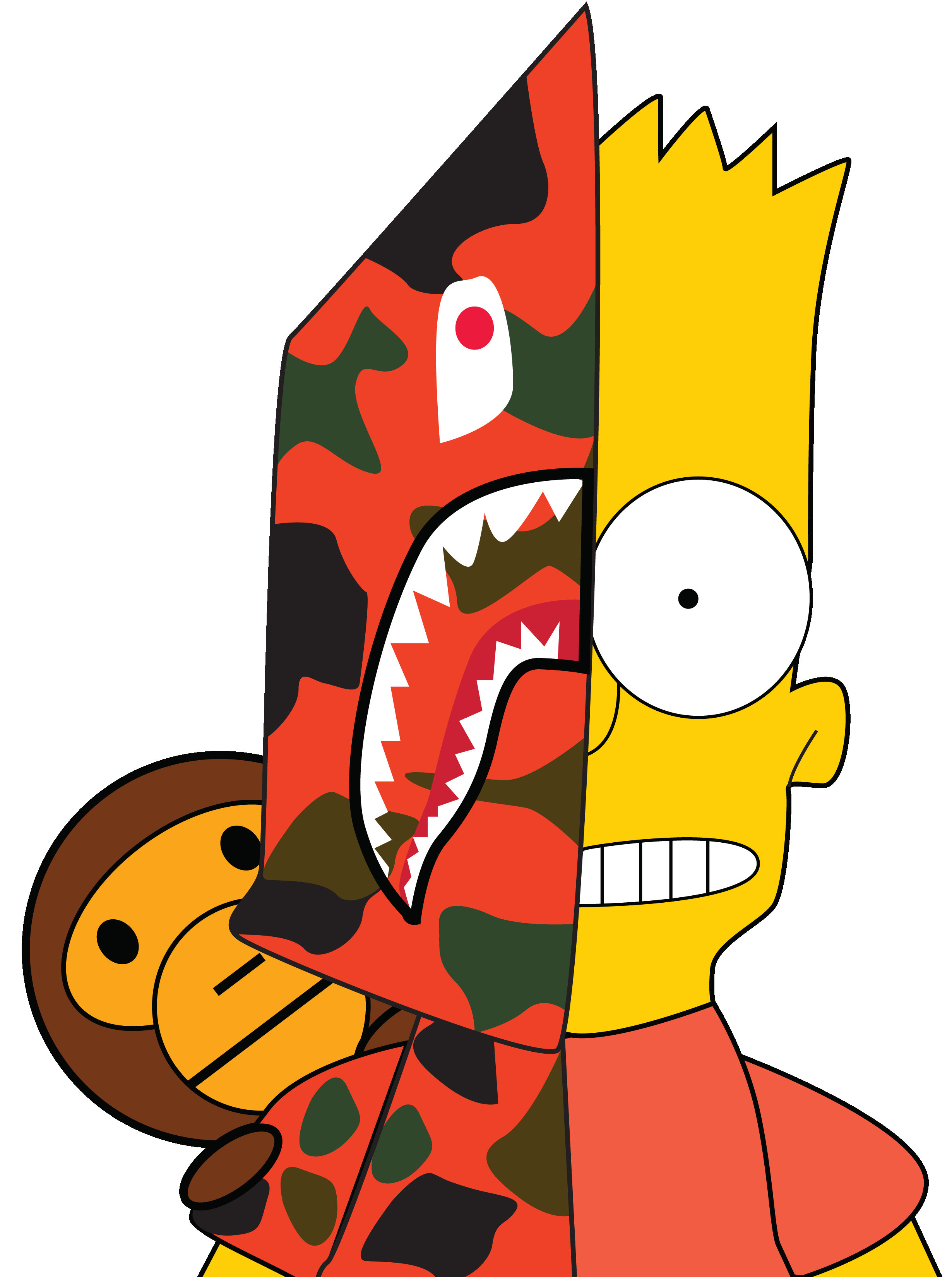 Supreme BAPE Bart Simpson Wallpapers - Top Free Supreme BAPE Bart