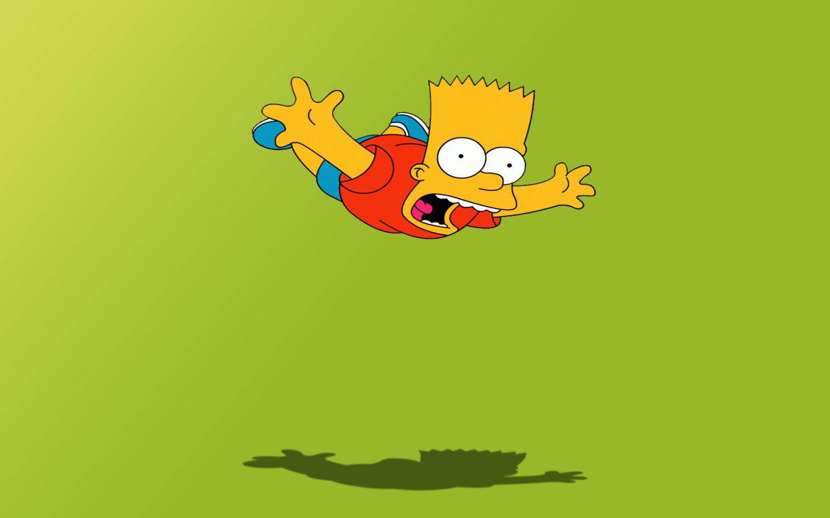 Hình nền HD 1680x1050 Bart Simpson
