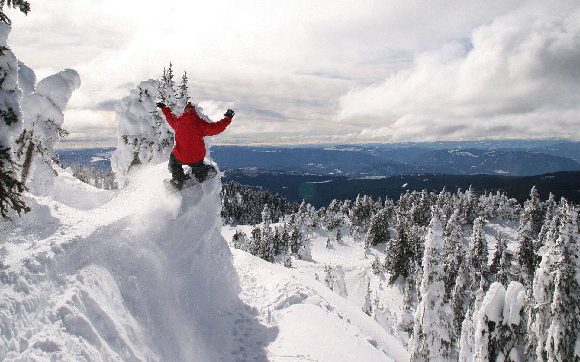 1920x1200 Extreme Snowboarding Wallpaper