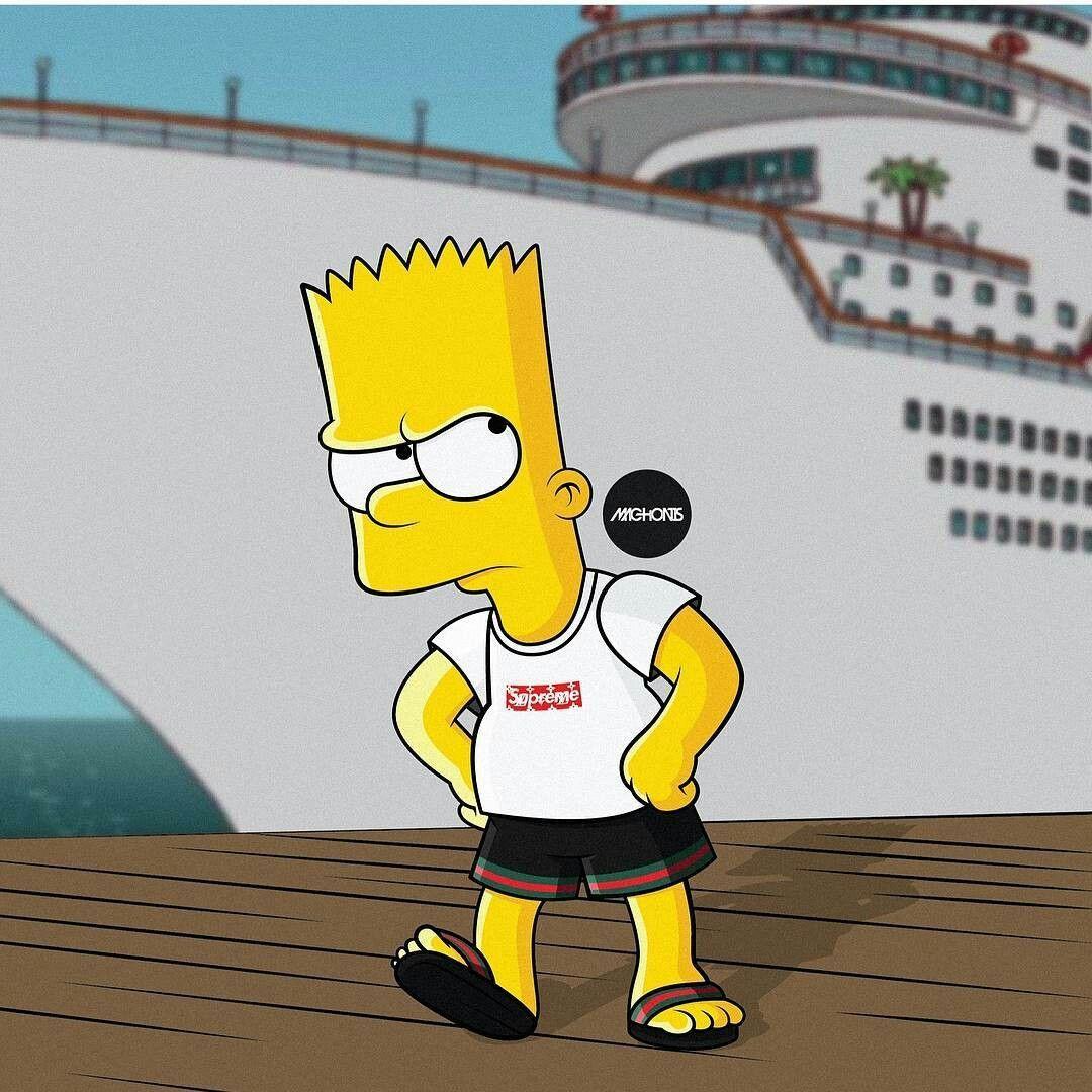 Supreme BAPE Bart Simpson Wallpapers - Top Free Supreme BAPE Bart ...