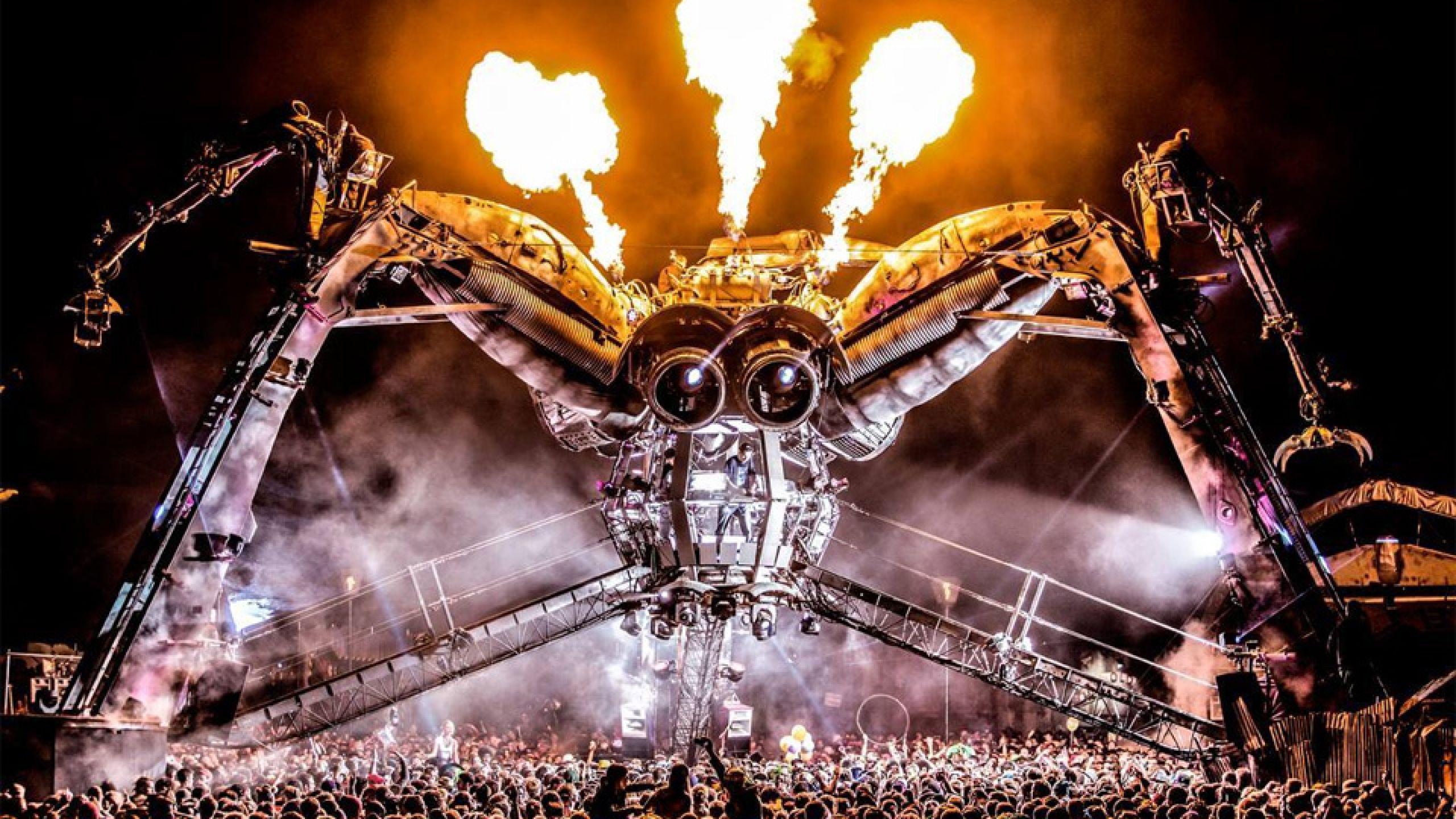 2560x1440 Amazing DJ Stage At Music Festival and Music Wallpaper. All is Wall