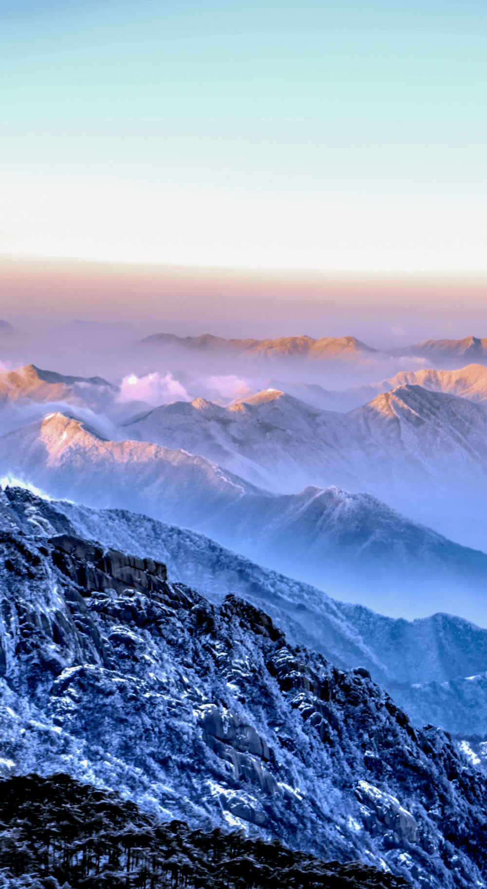 1000x1826 Blue Mountain Wallpaper