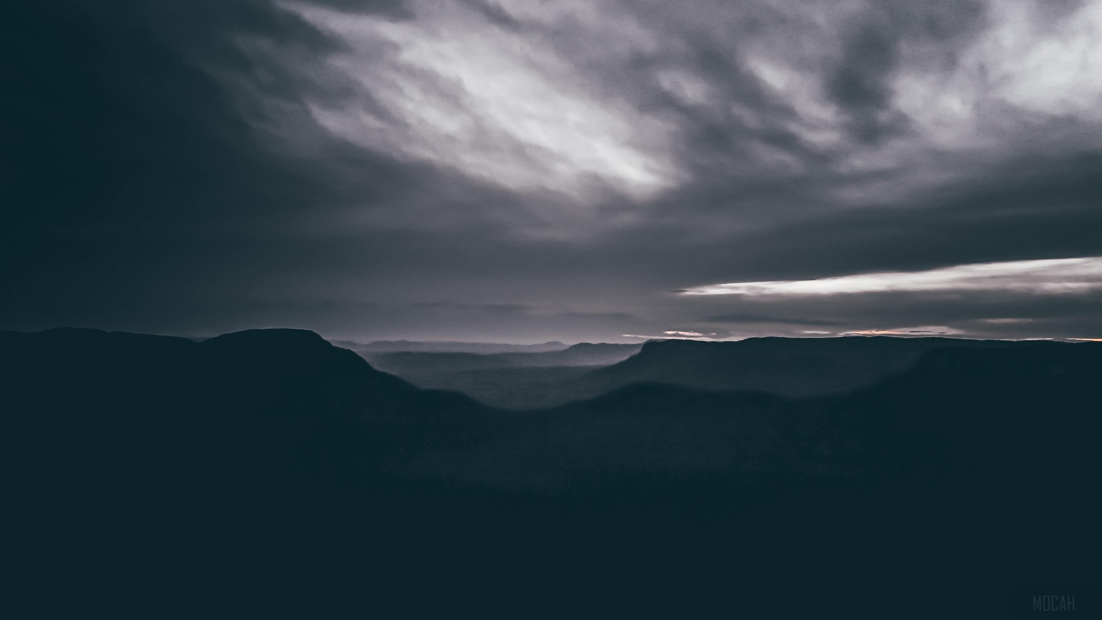 3840x2160 blue mountains HD wallpaper, Background