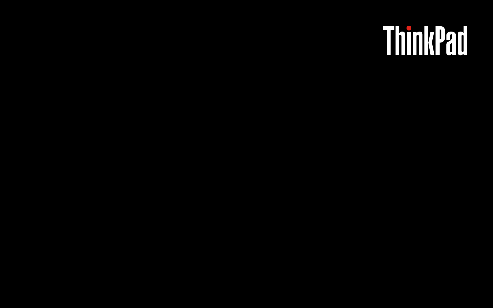 1920x1200 ThinkPad Wallpaper / Minimal / Black: thinkpad