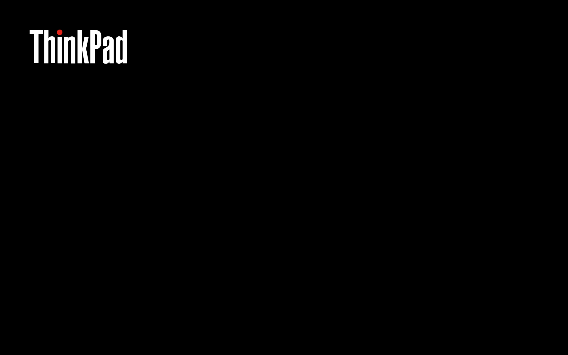 1920x1200 ThinkPad Wallpaper / Minimal / Black: thinkpad