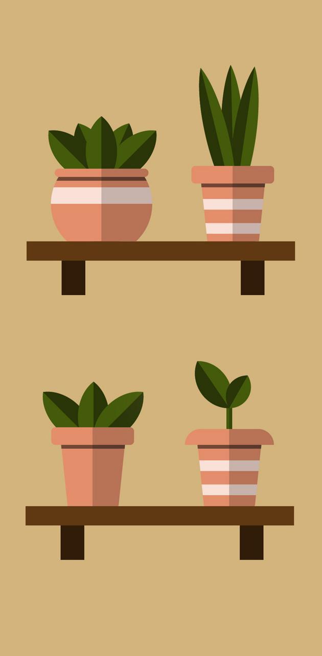 630x1280 Pot Plants wallpaper