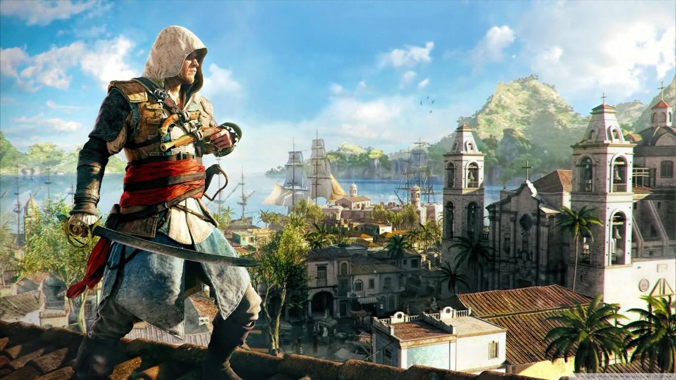 1366x768 Assassins Creed IV Black Flag Ultra HD Desktop Background Wallpaper for 4K UHD TV : Widescreen & UltraWide Desktop & Laptop : Tablet