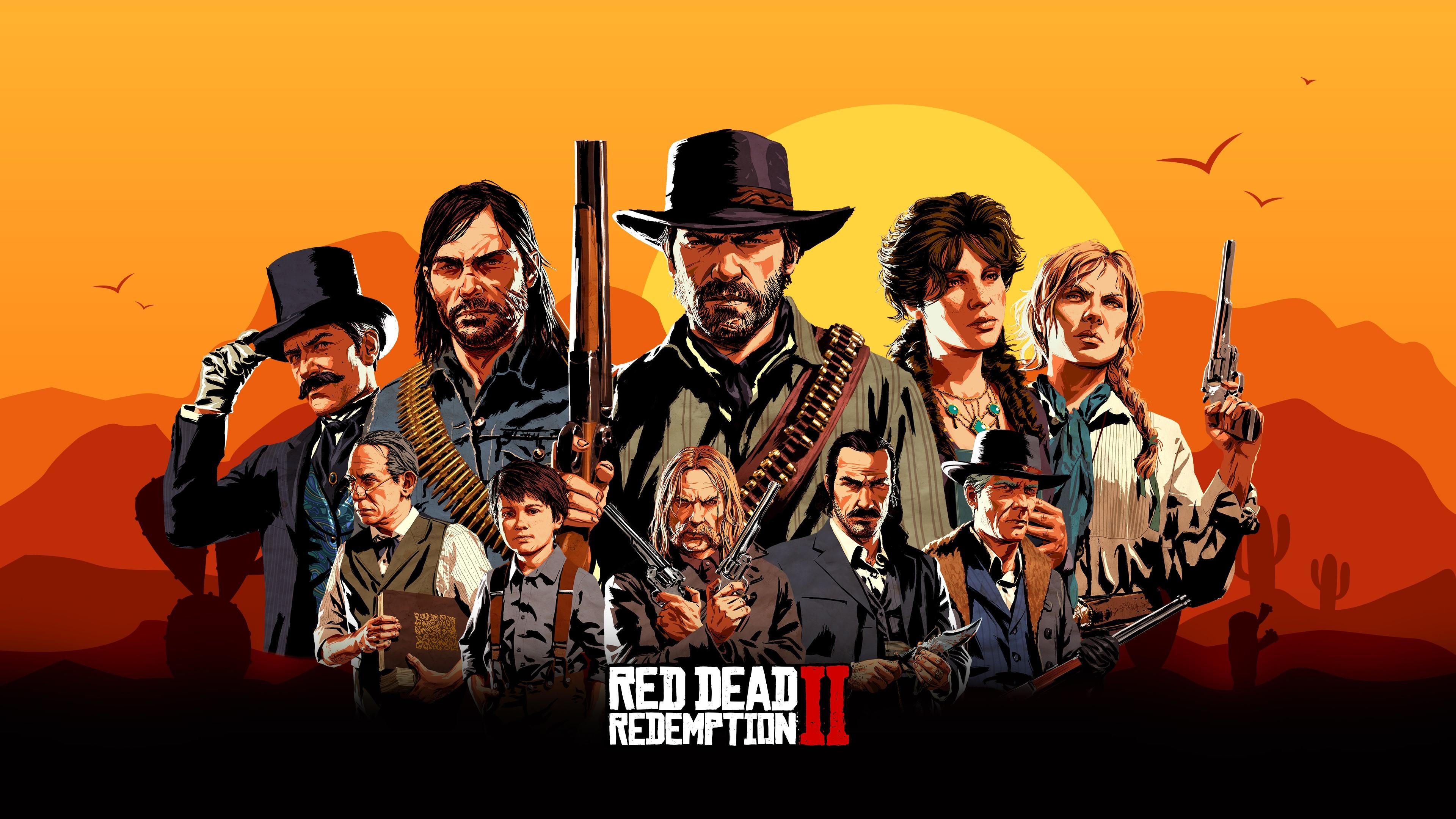 3840x2160 Wallpaper Red Dead Redemption art picture 3840x2160 UHD 4K Picture, Image
