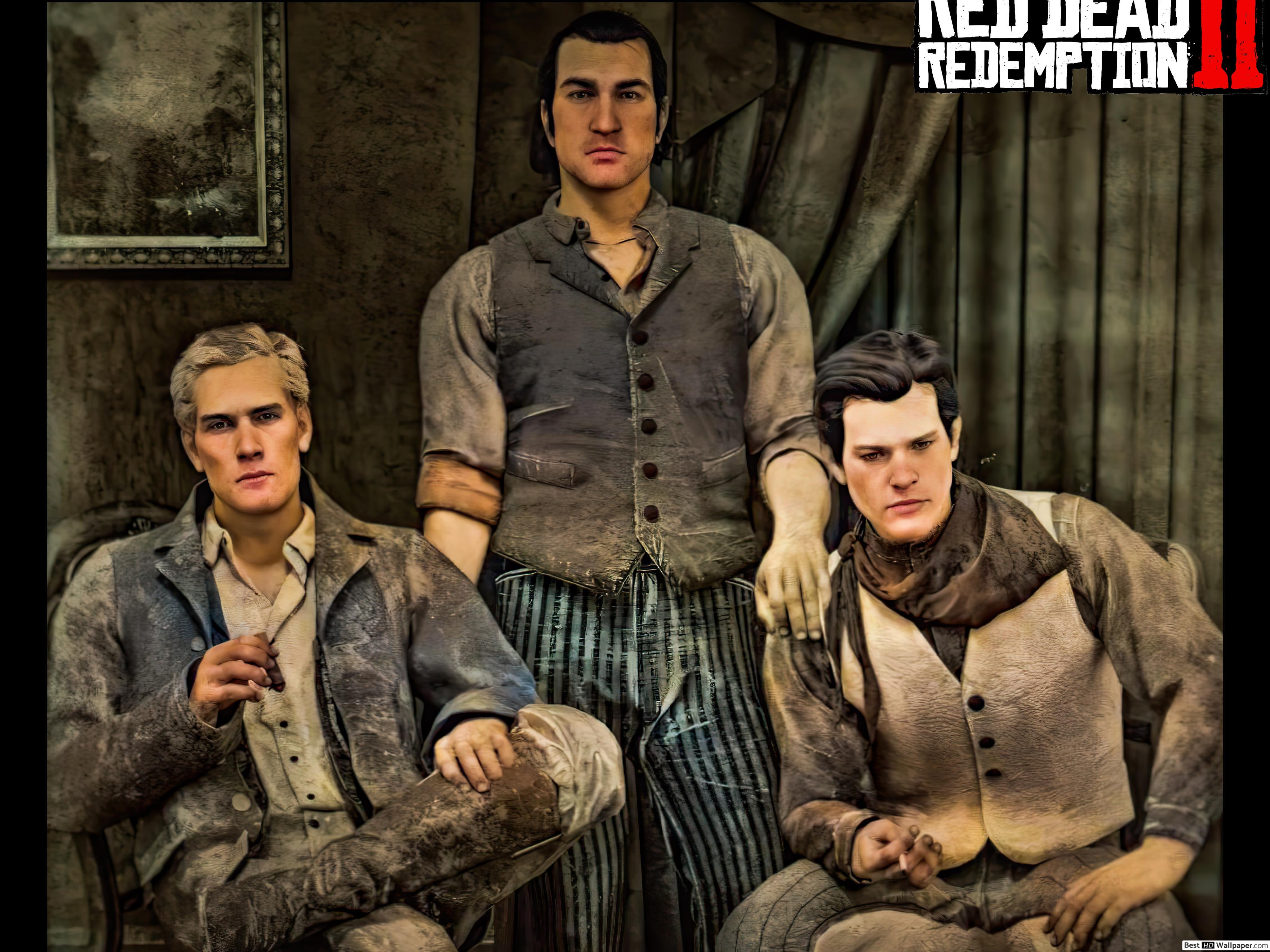 4096x3072 Red Dead Redemption 2K 4K. wallpaper colourized old picture HD wallpaper download