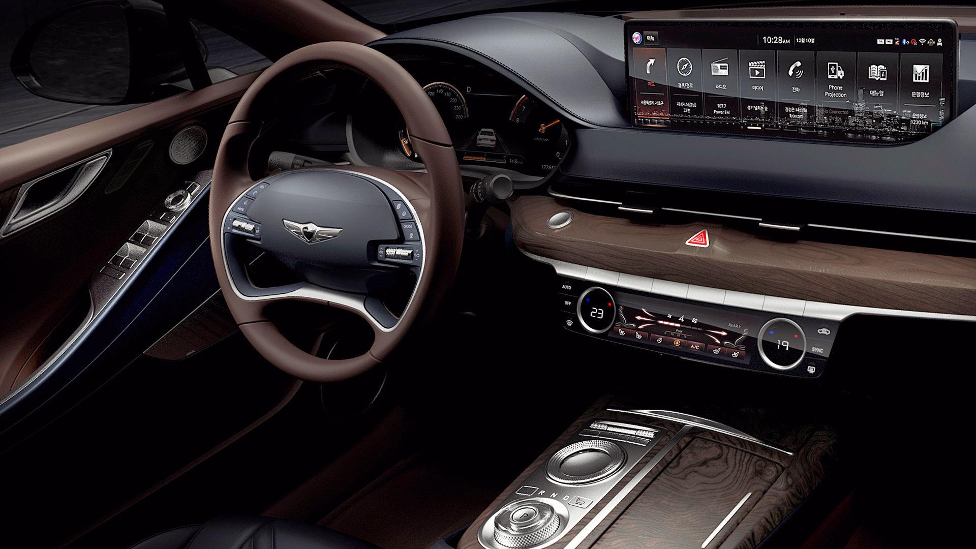 1920x1080 Genesis G80 Interior Wallpaper