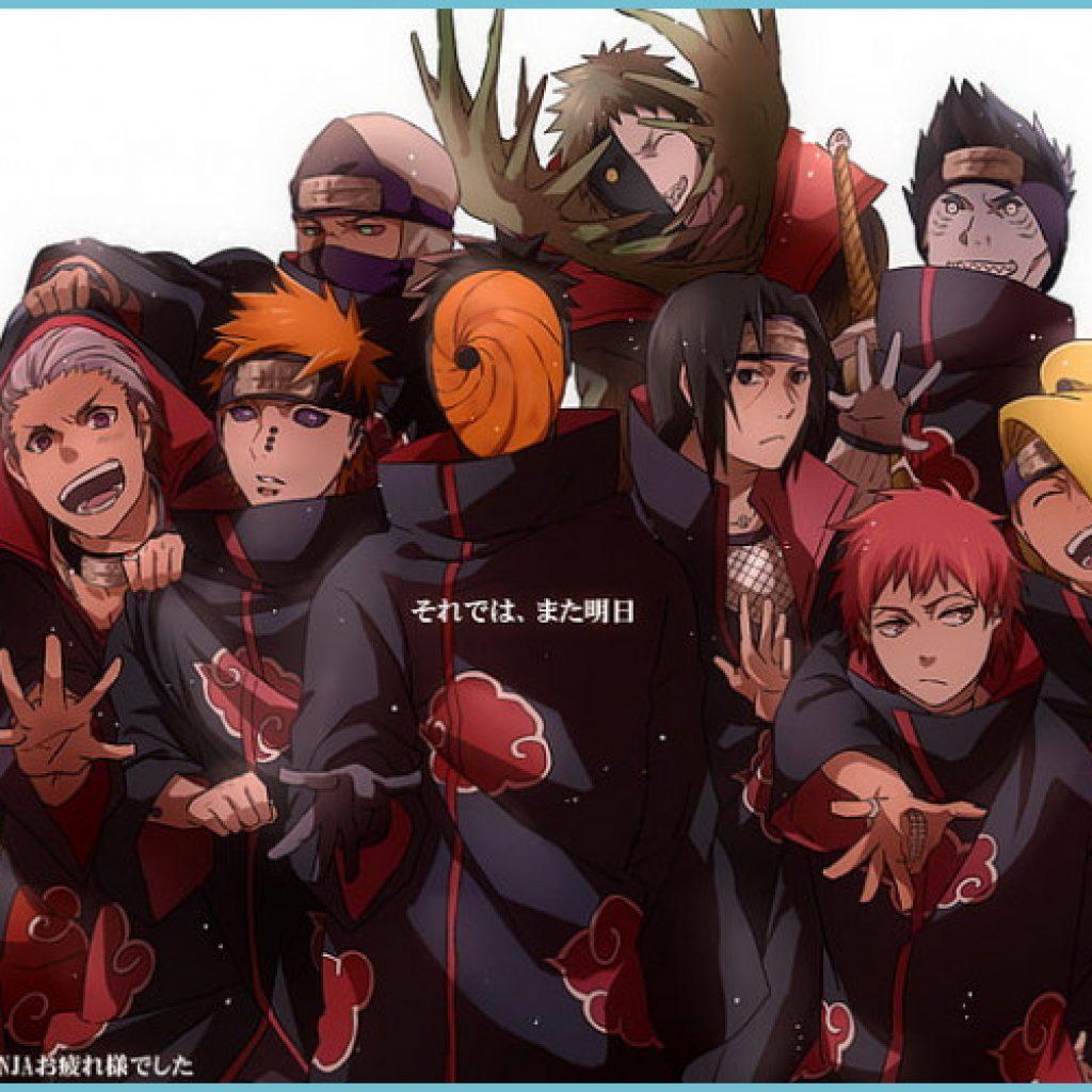 1024x1024 HD Wallpaper: Naruto Akatsuki Wallpaper, Anime, Akatsuki Naruto