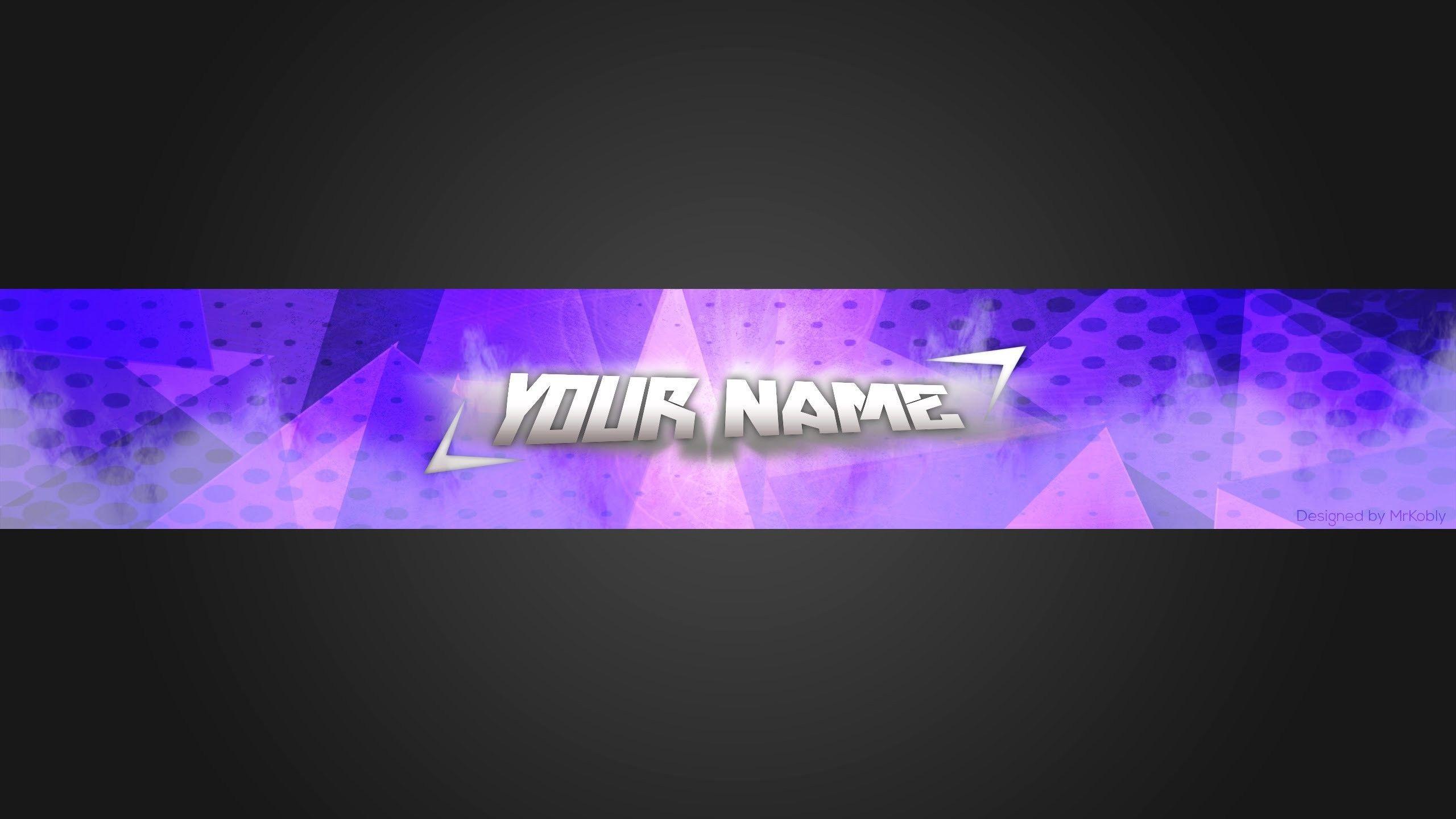 2560x1440 Clean, Simple, Blue. Youtube Banner Template In Banner Template For Photohop. Youtube banner template, Youtube banners, Banner template photohop