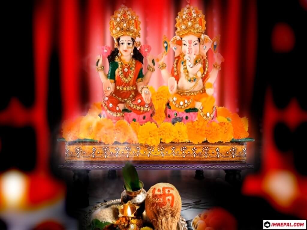 1024x768 Laxmi Ganesh Saraswati Image HD Download For Desktop & Mobile