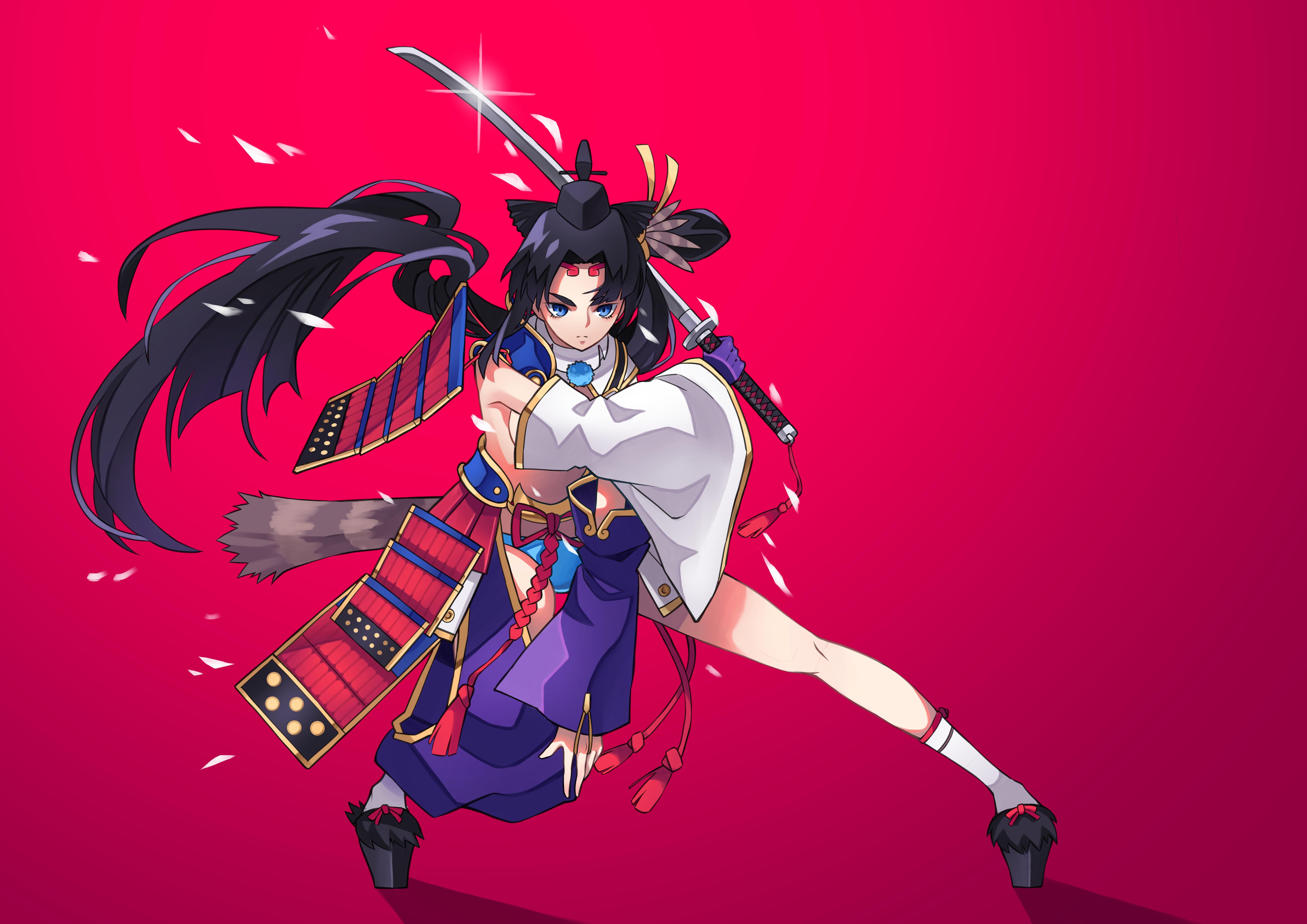 7014x4960 I drew best girl Ushiwakamaru: grandorder
