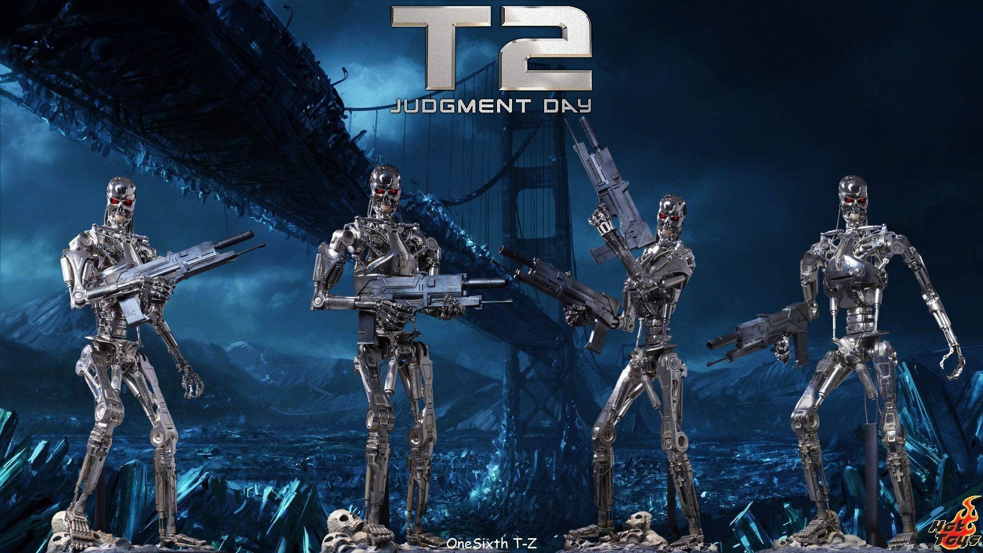 1920x1080 Terminator 2 Day Hot Toys T 800 Endoskeleton 1 4 HD