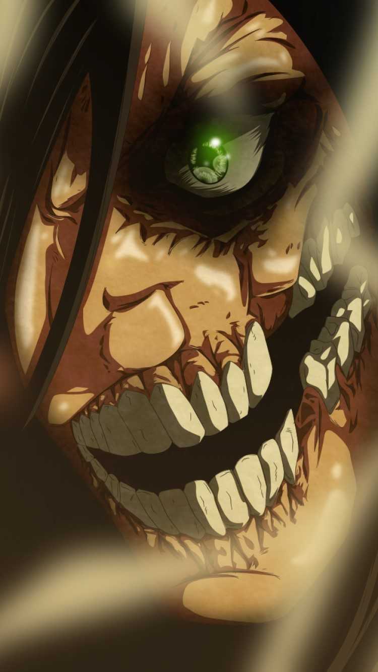 750x1334 Eren Yeager Wallpaper