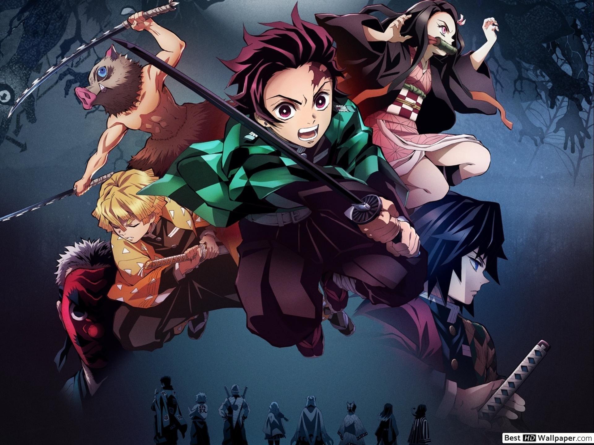 1920x1440 Demon Slayer Mugen Train Wallpaper HD