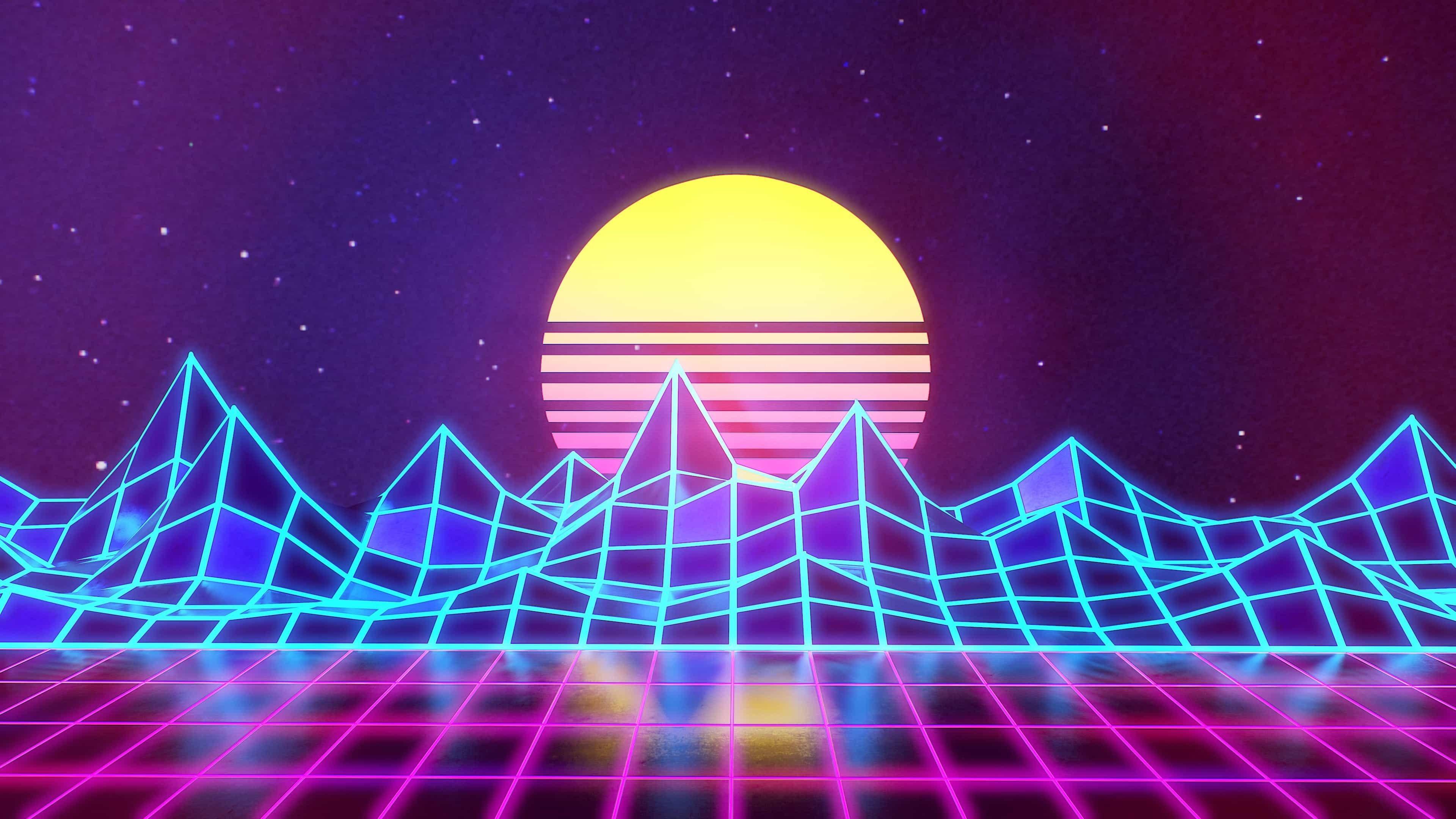 80s Neon Wallpapers - Top Những Hình Ảnh Đẹp