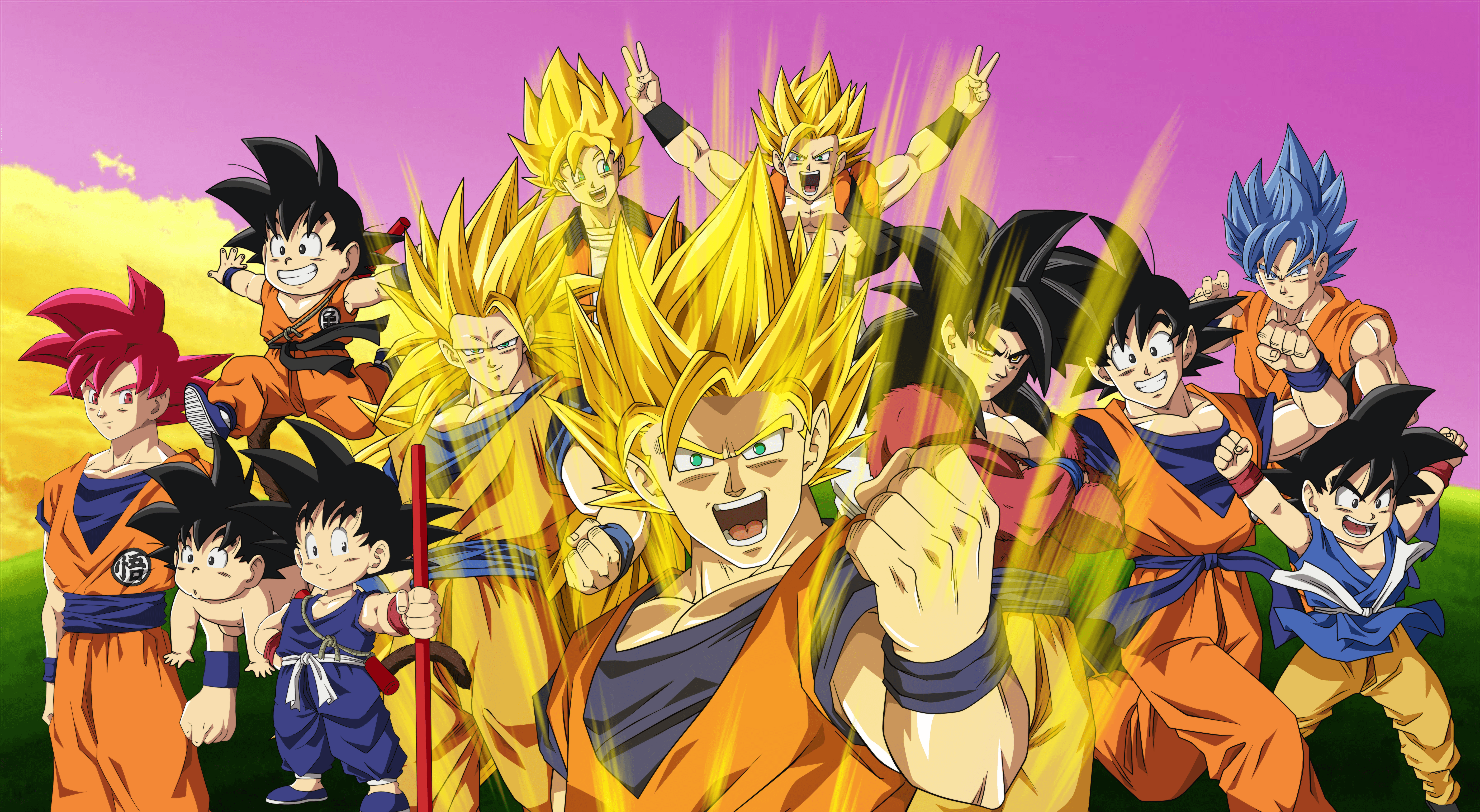 5608x3078 Dbz Wallpaper