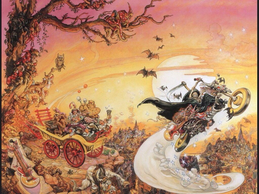 1024x768 Disc world. Terry pratchett, Illustration, Terry pratchett discworld