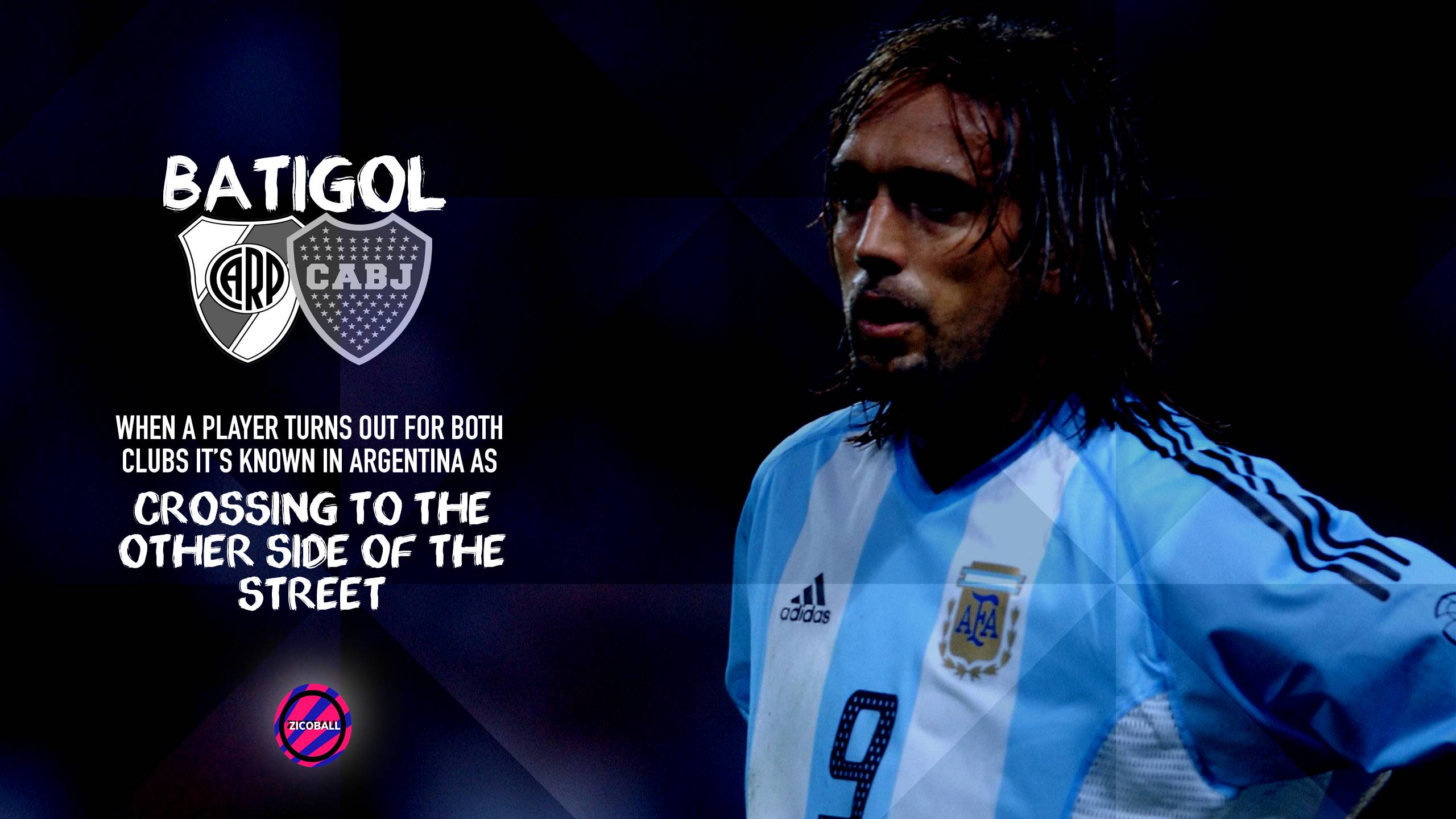 2560x1440 Gabriel Batistuta: Crossing The Street