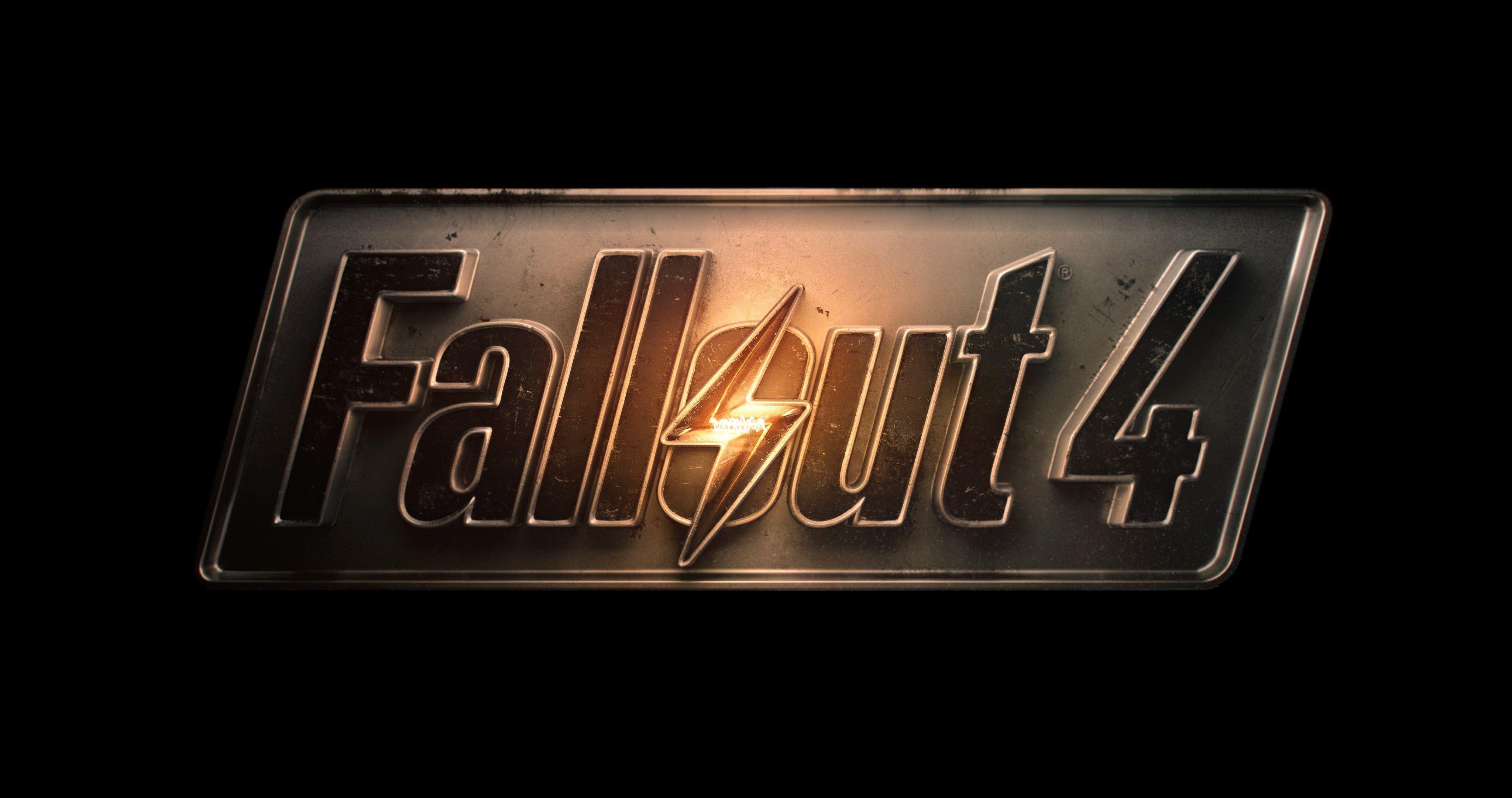 4096x2160 fallout 4 logo 4k ultra HD wallpaper. ololoshenka