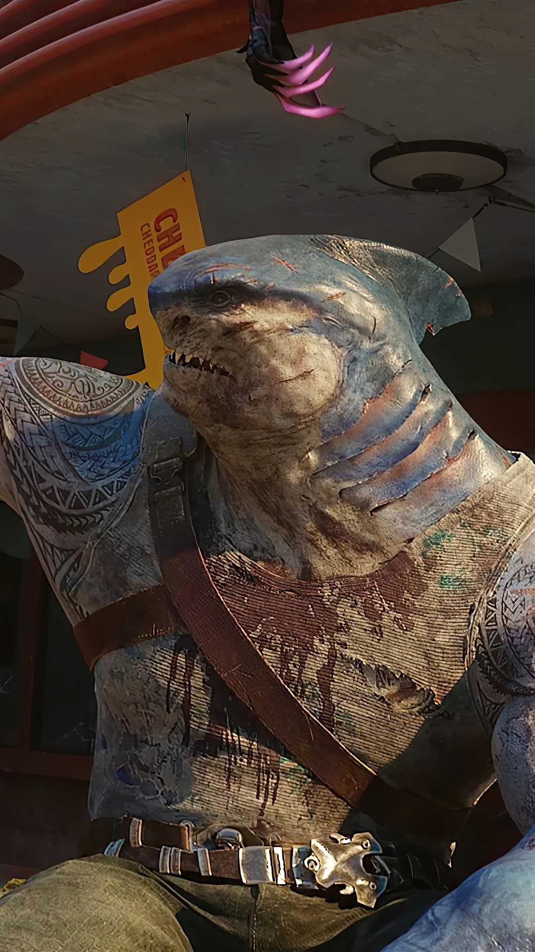 1080x1920 King Shark Wallpaper Free HD Wallpaper