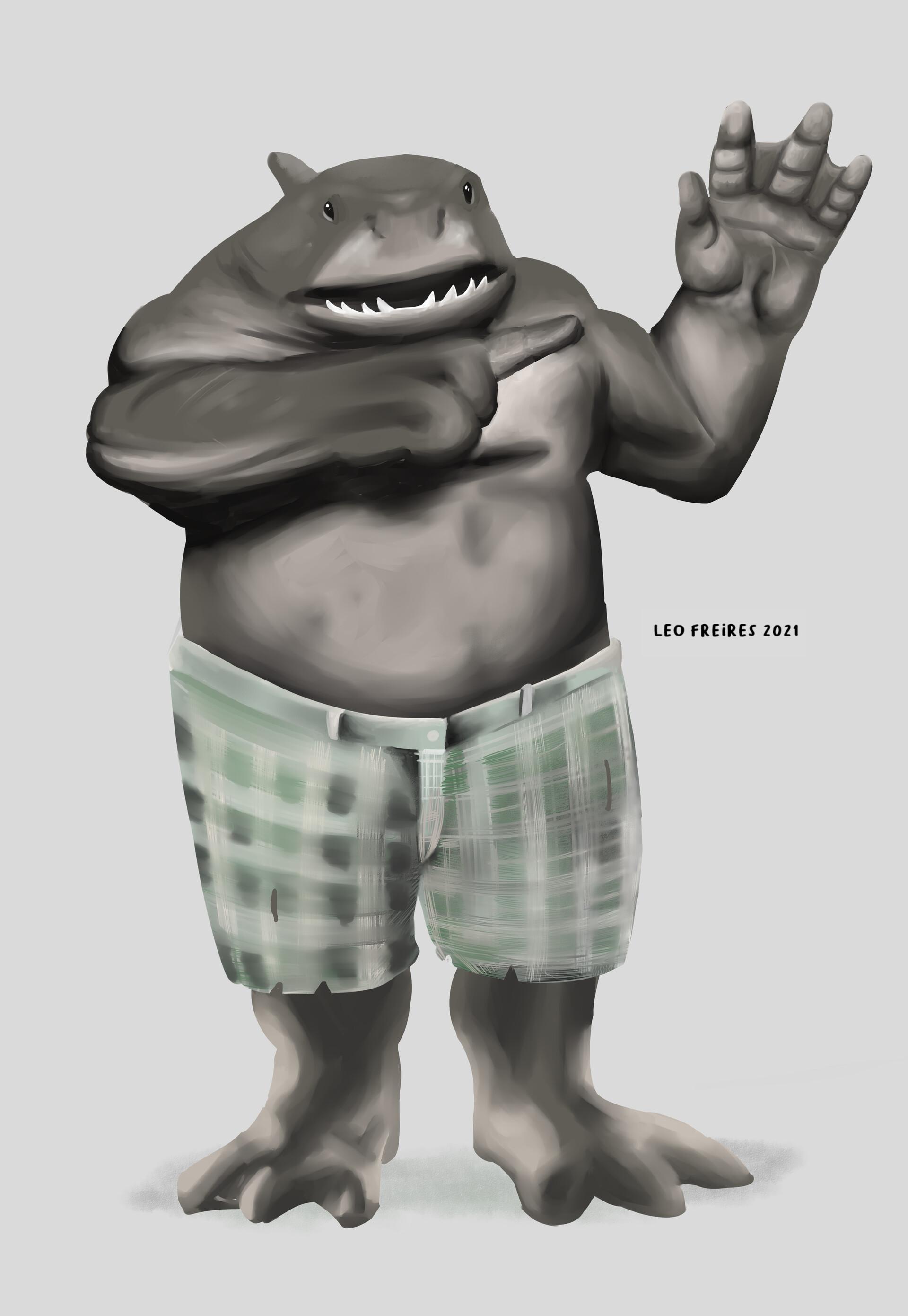 1920x2781 King Shark's Hand, Leo Freires