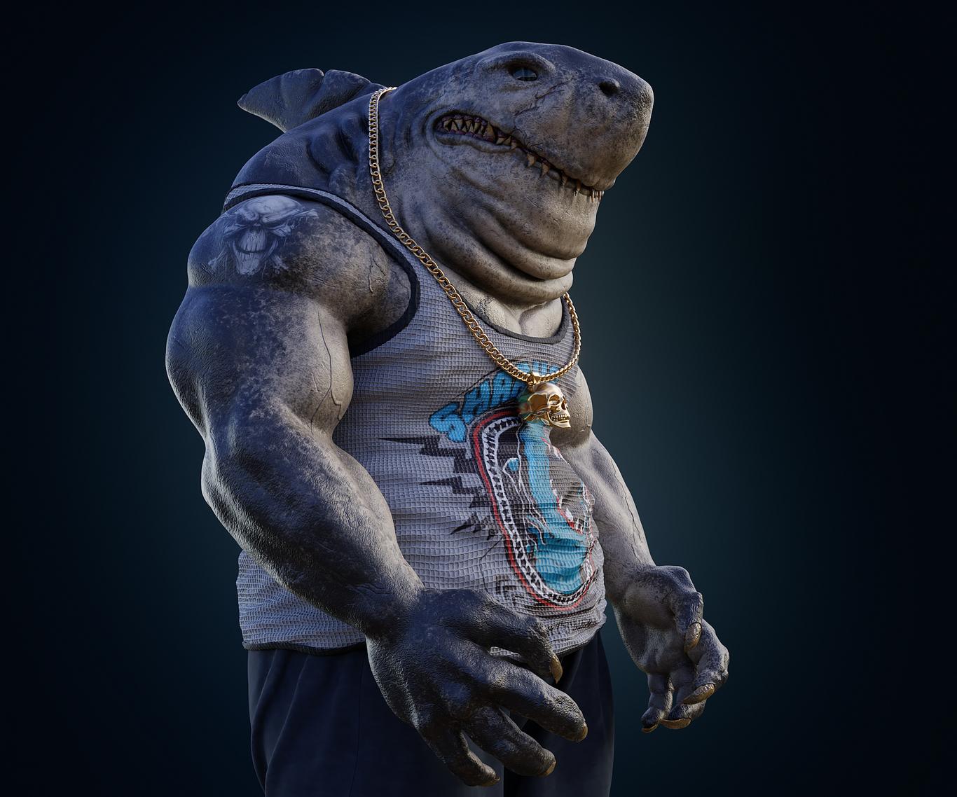 1366x1138 King Shark