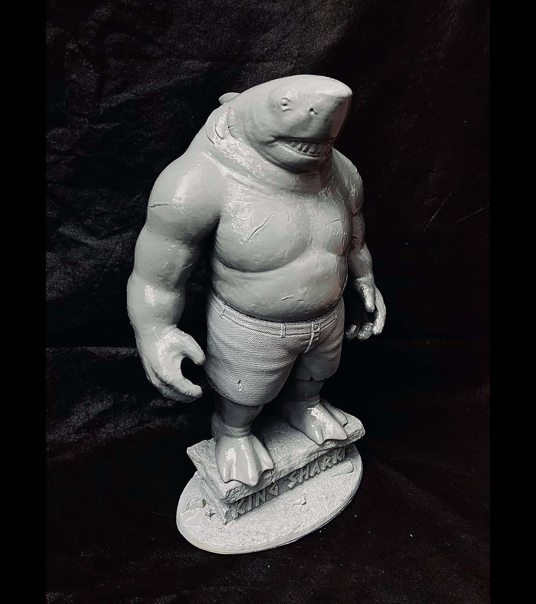 1816x2048 3D Printable King Shark Suicide Squad