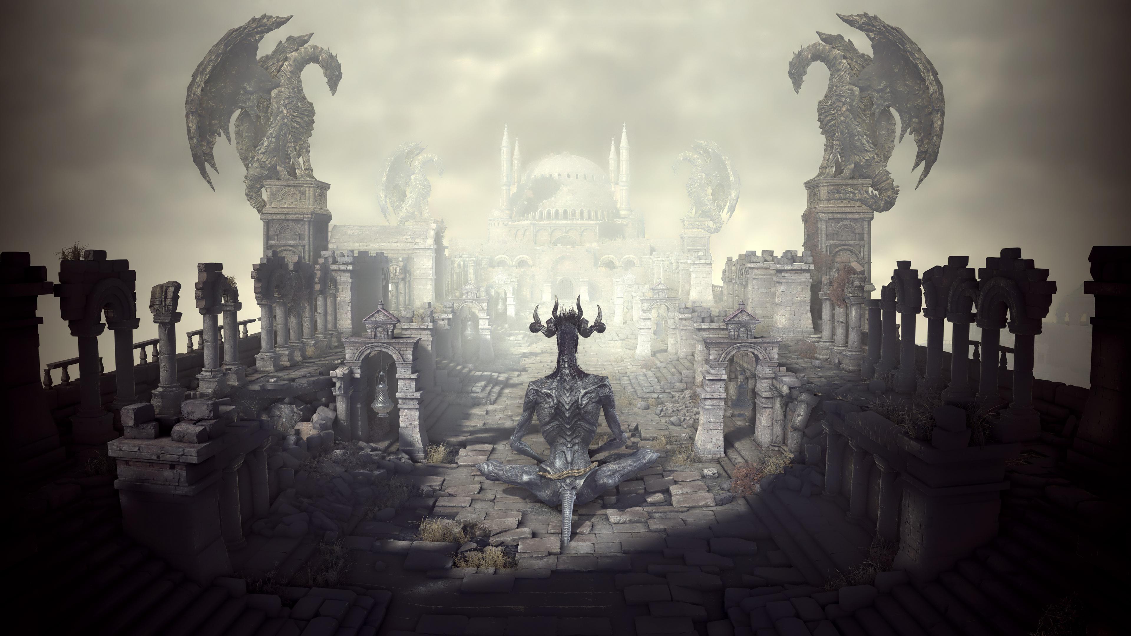 3840x2160 Desktop Wallpaper Dark Souls 3 Demon Game, HD Image, Picture, Background, Hfho S