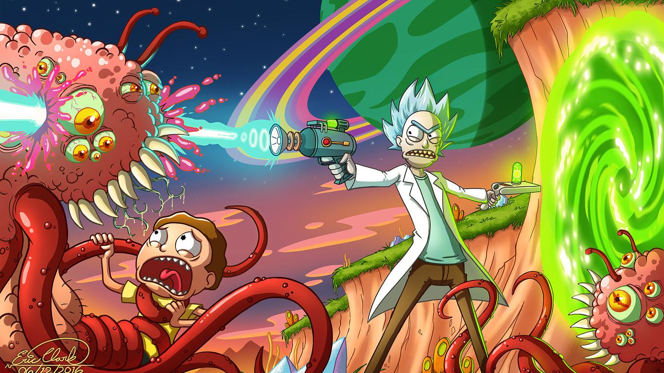 Rick and Morty 1366x768 Wallpapers - Top Free Rick and Morty 1366x768 ...