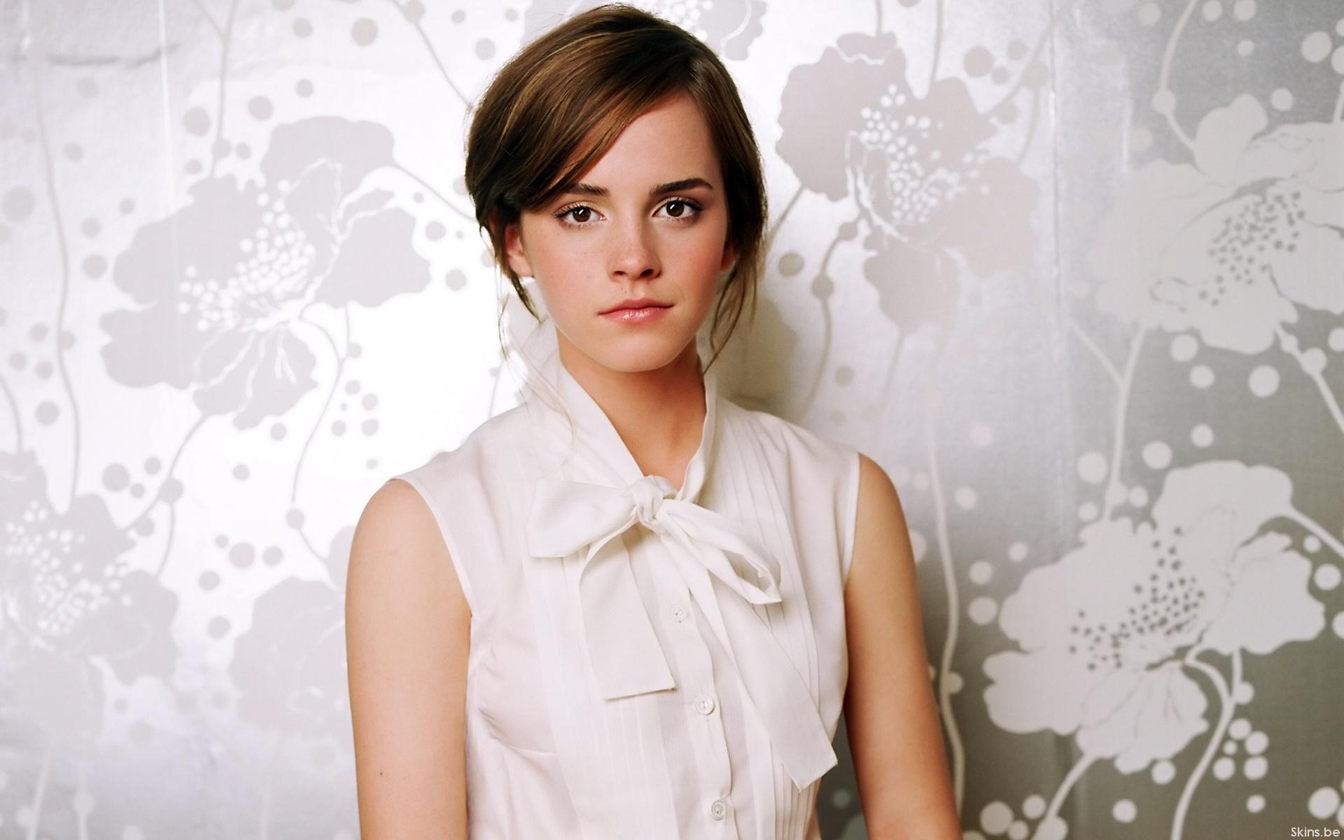 1920x1200 Emma Watson white shirt wallpaper. Emma Watson white shirt
