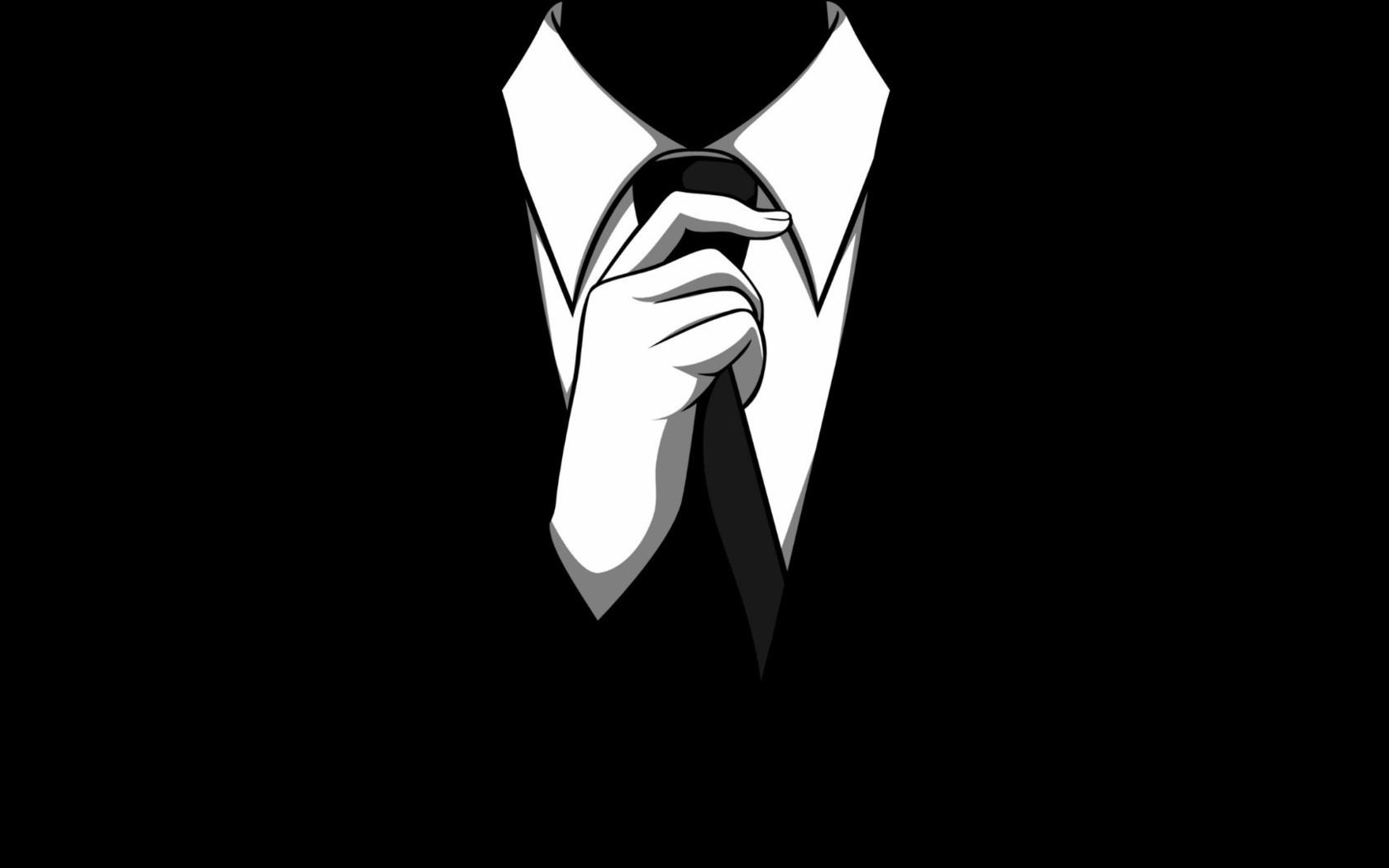 1680x1050 anonymous black suit tie white shirt 1680x1050 wallpaper High Quality Wallpaper, High Definition Wallpaper