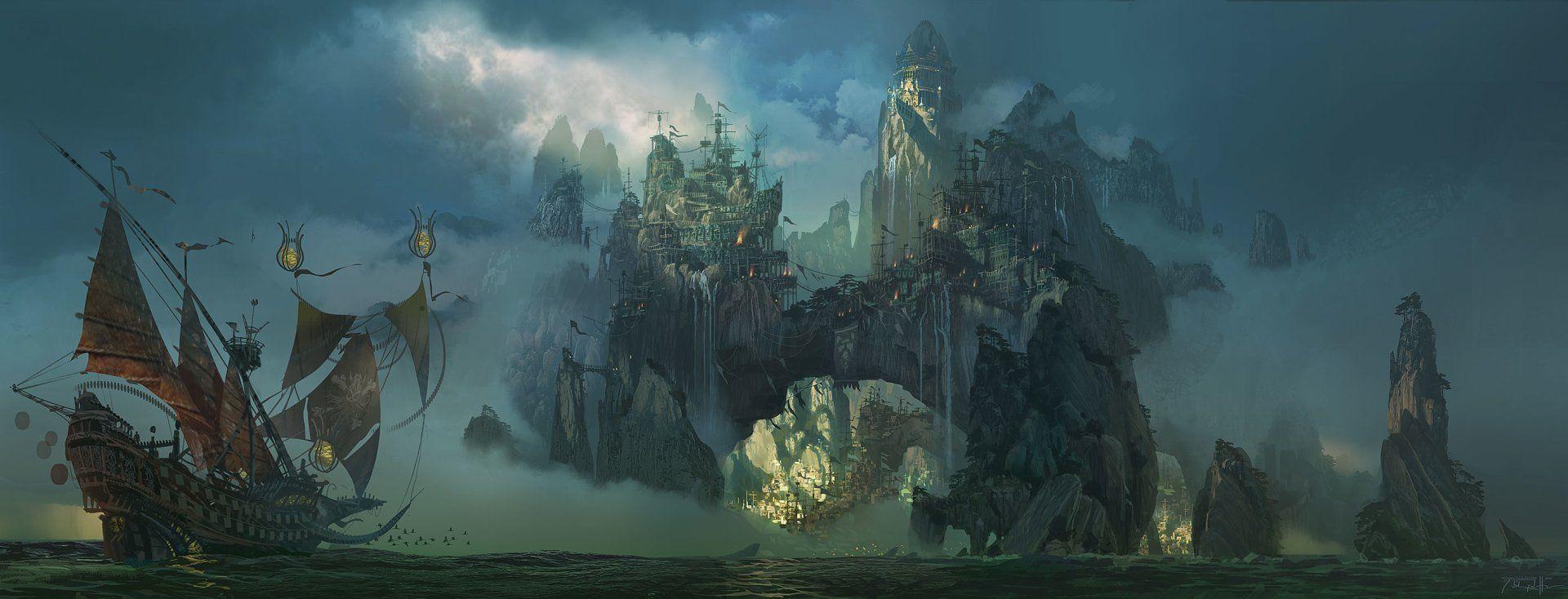 1920x734 Bilgewater Wallpaper