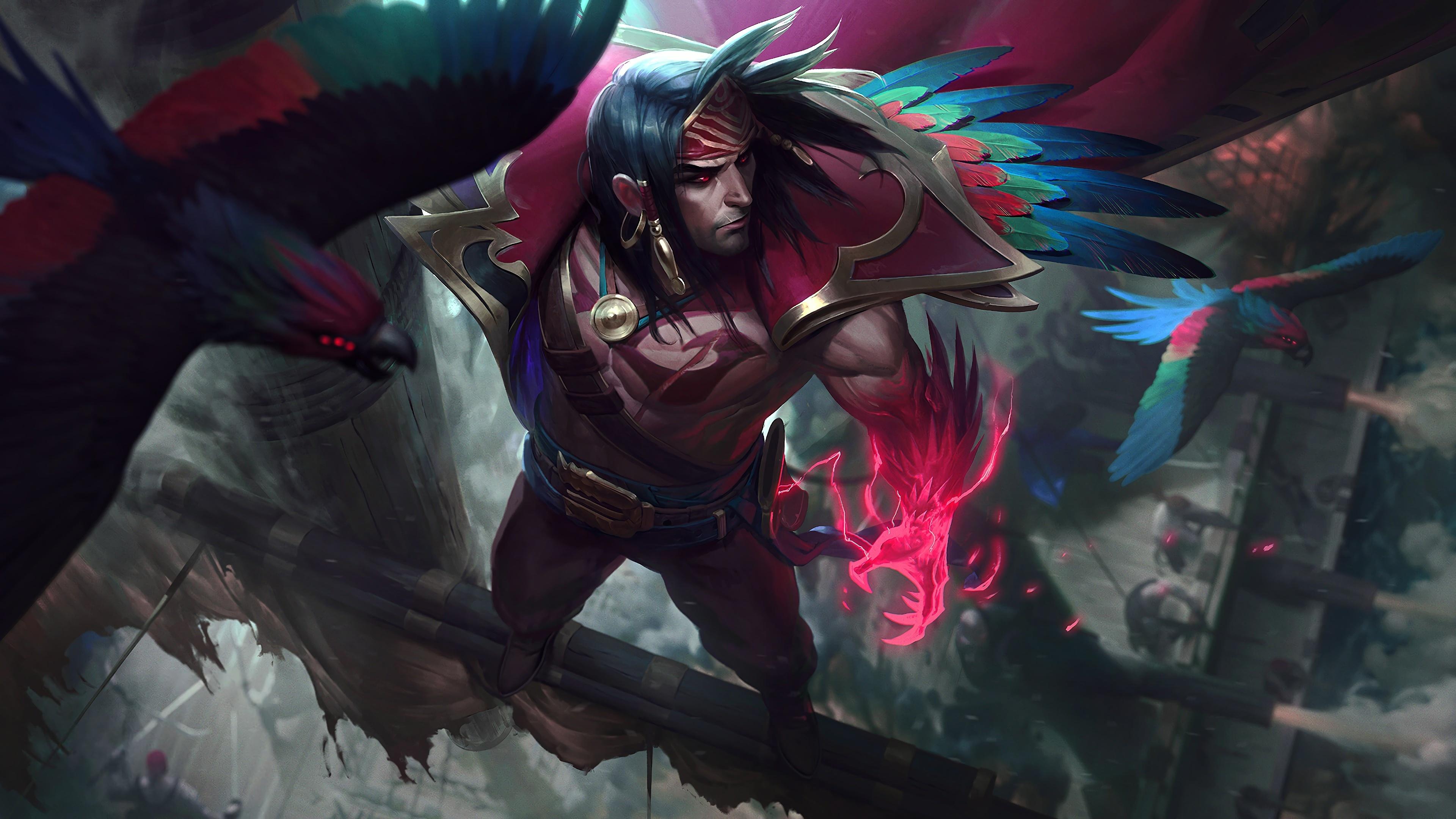3840x2160 Swain, LoL, Bilgewater, Splash Art, 4K wallpaper. Mocah HD Wallpaper