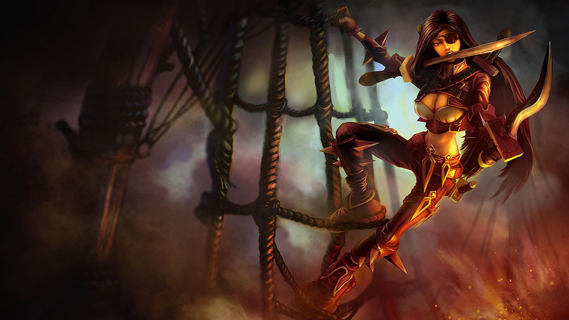 1920x1080 Bilgewater Katarina Original Wallpaper