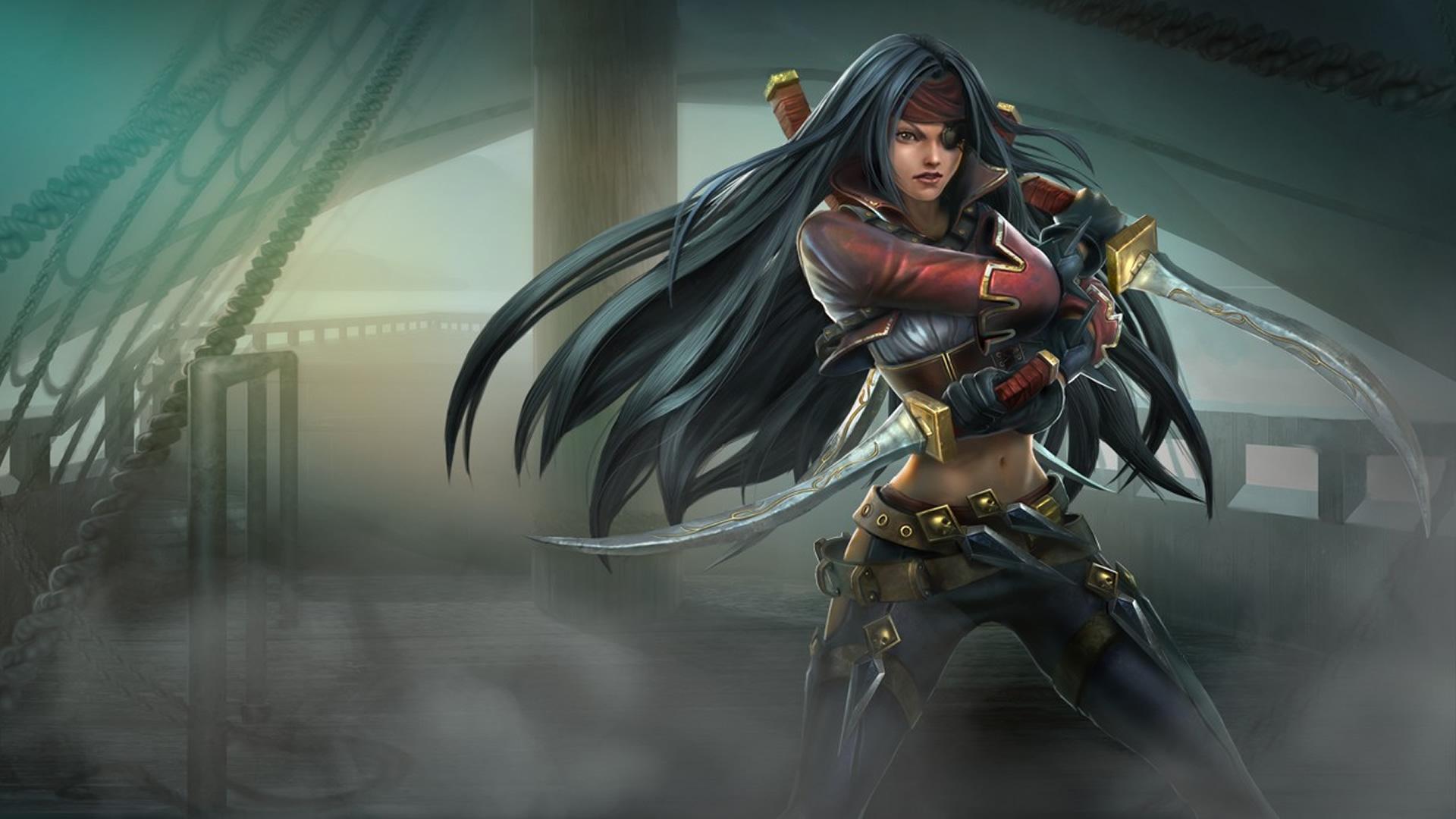 1920x1080 Bilgewater Katarina Chinese Wallpaper