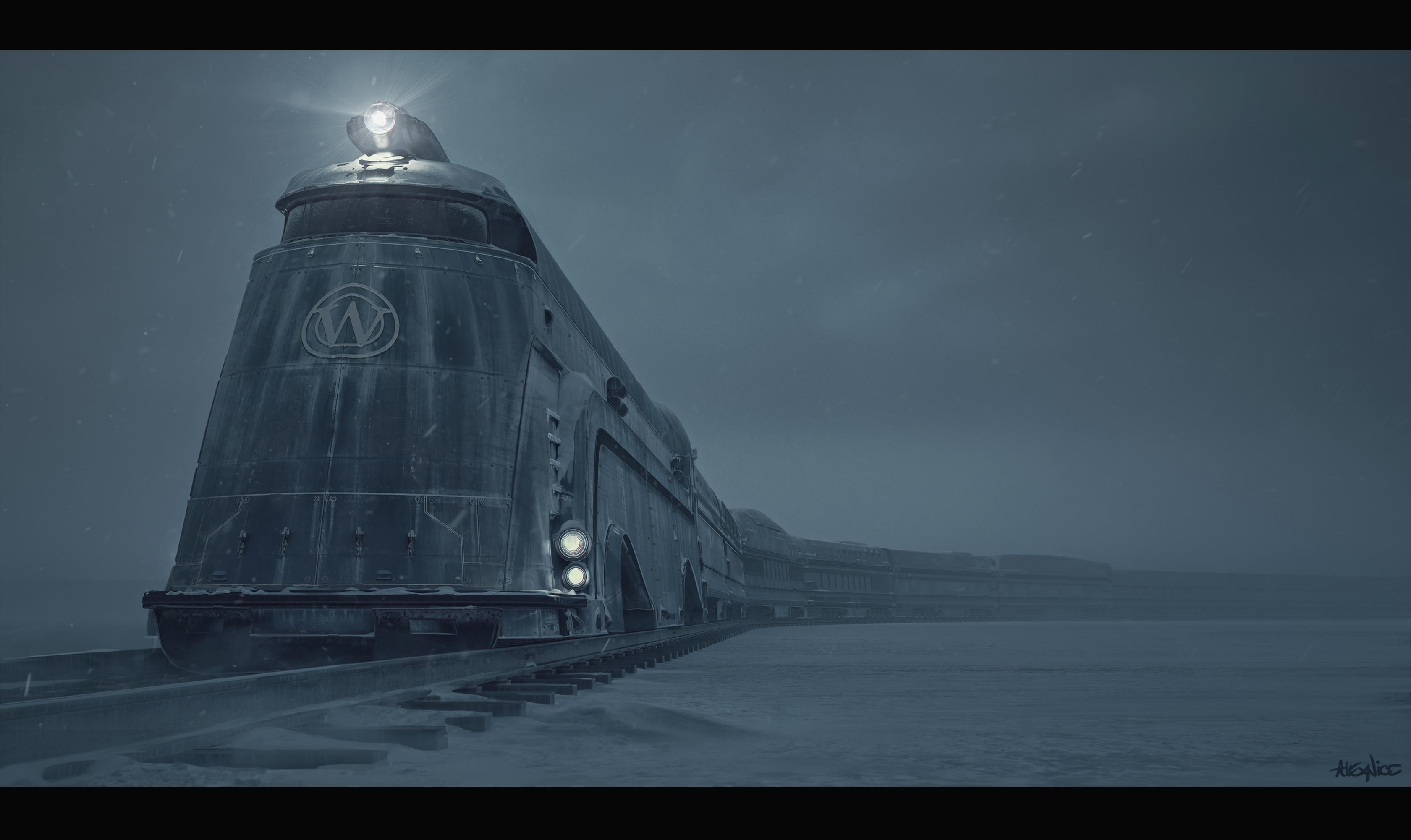 3361x2002 Snowpiercer Series Train Design HD Wallpaper
