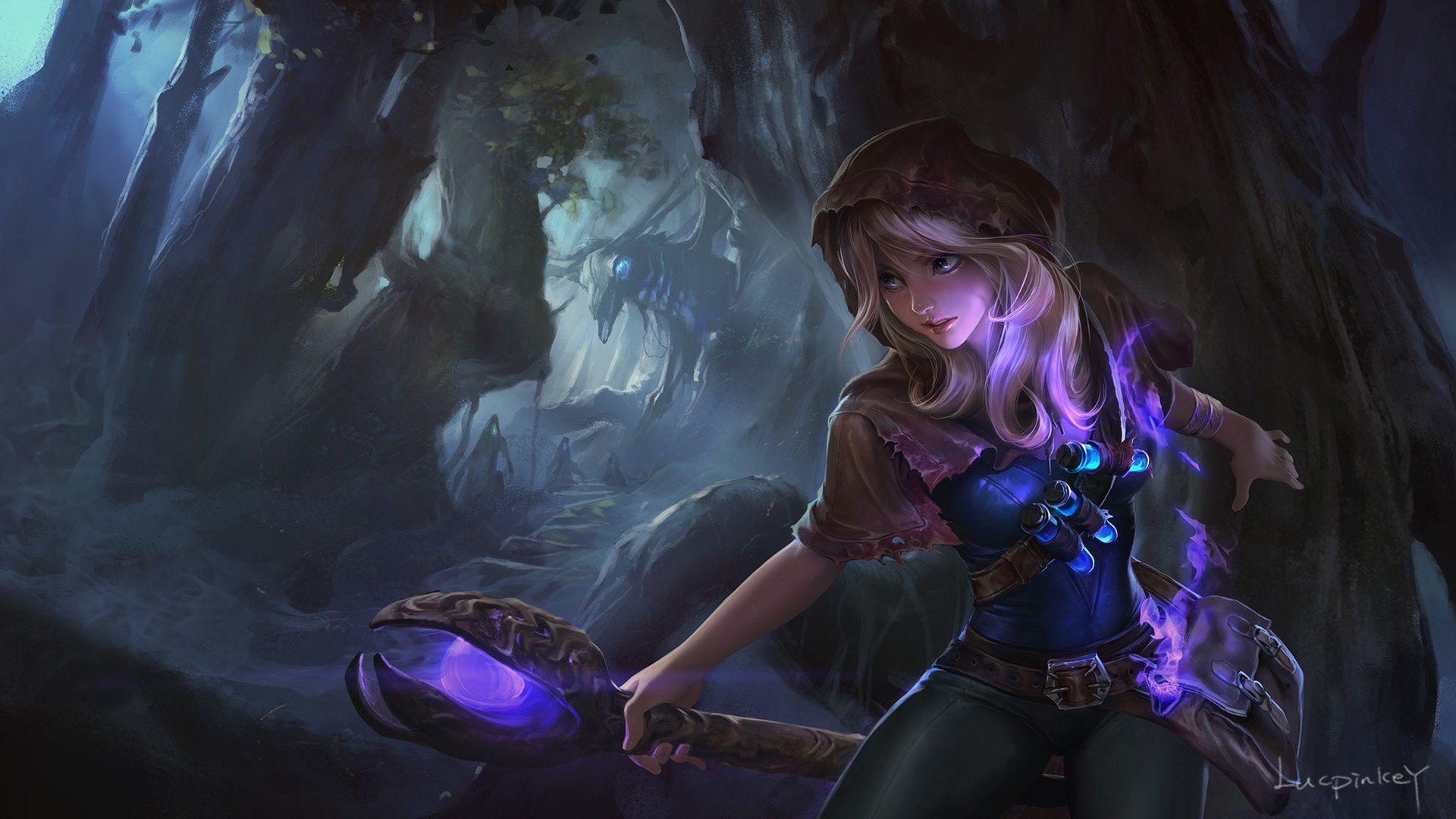 1920x1080 League Of Legends Lux Wallpaper