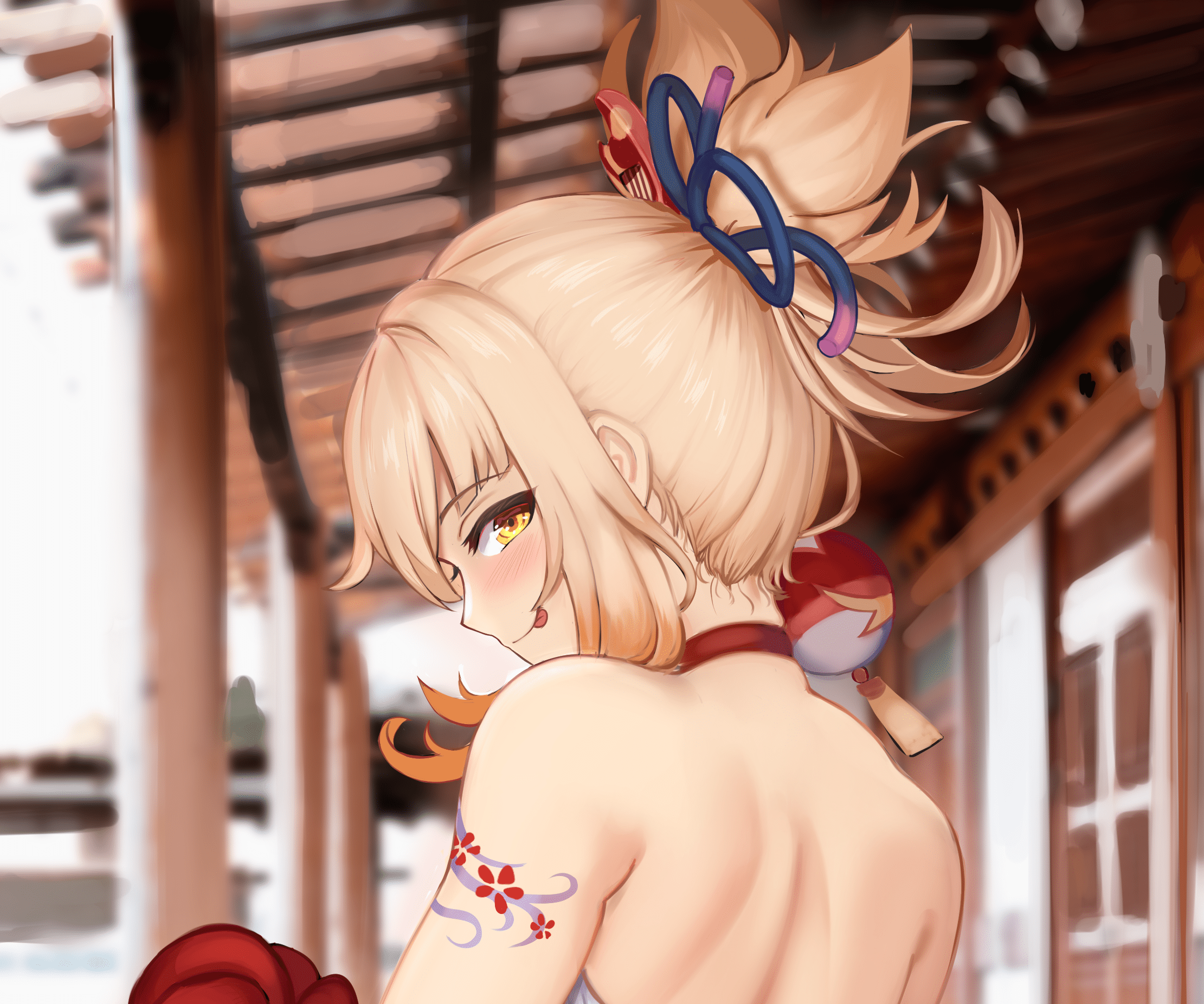 2221x1851 Yoimiya (Genshin Impact) HD Wallpaper
