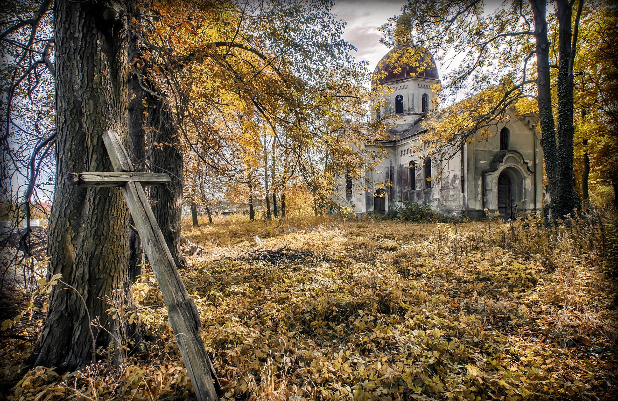 Фото Церкви На Фоне Природы Осенью