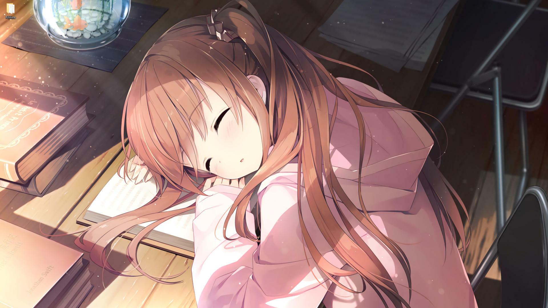Sleeping Anime Girl Wallpapers Top Free Sleeping Anime Girl