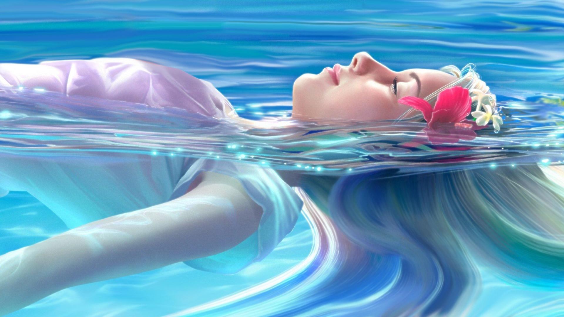 1920x1080 Anime Girl Sleeping Wallpaper. Wallpaper, Background, Image, Photo, HD