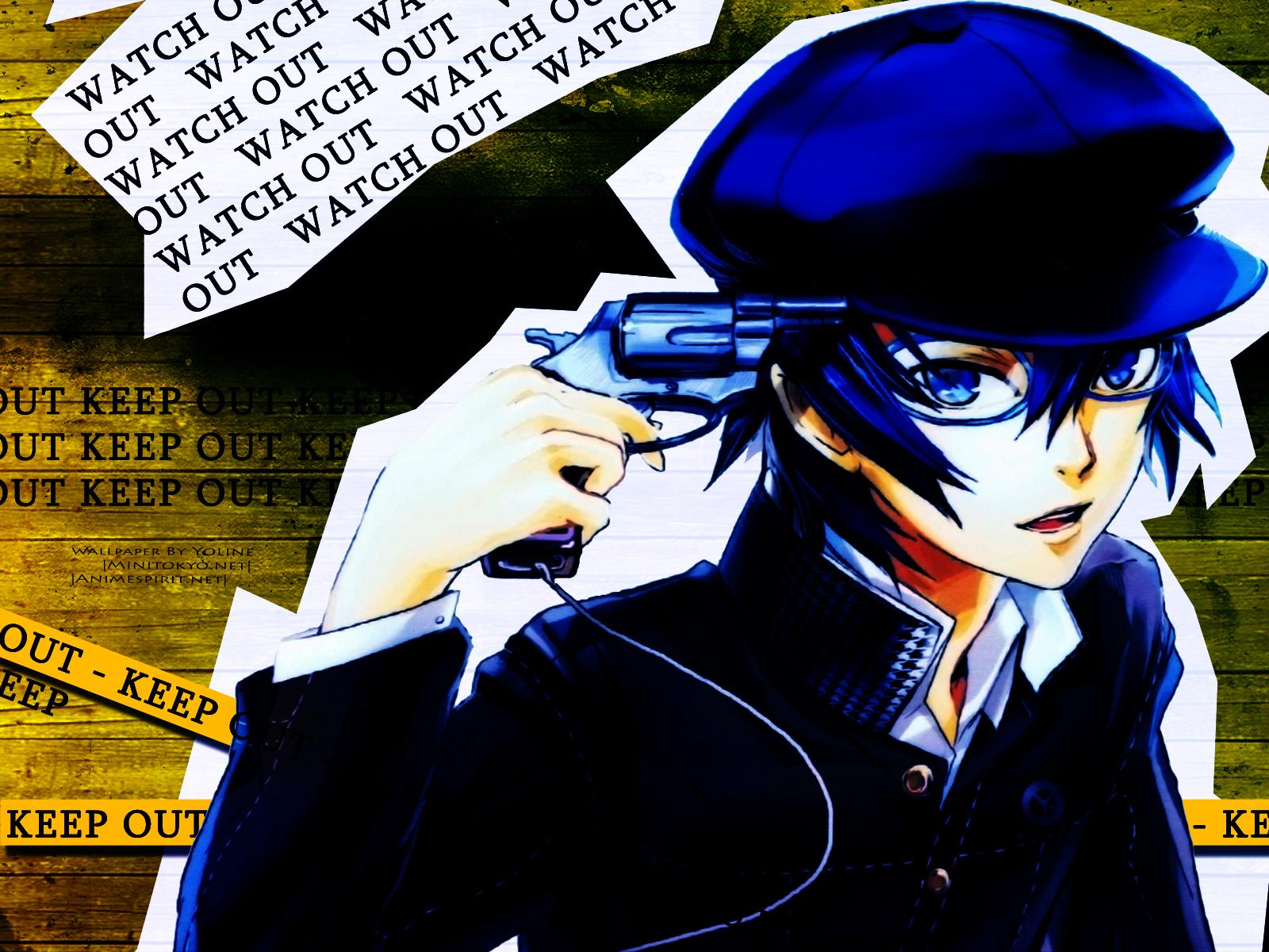 1600x1200 Shin Megami Tensei: Persona 4 Wallpaper: KEEP OUT!
